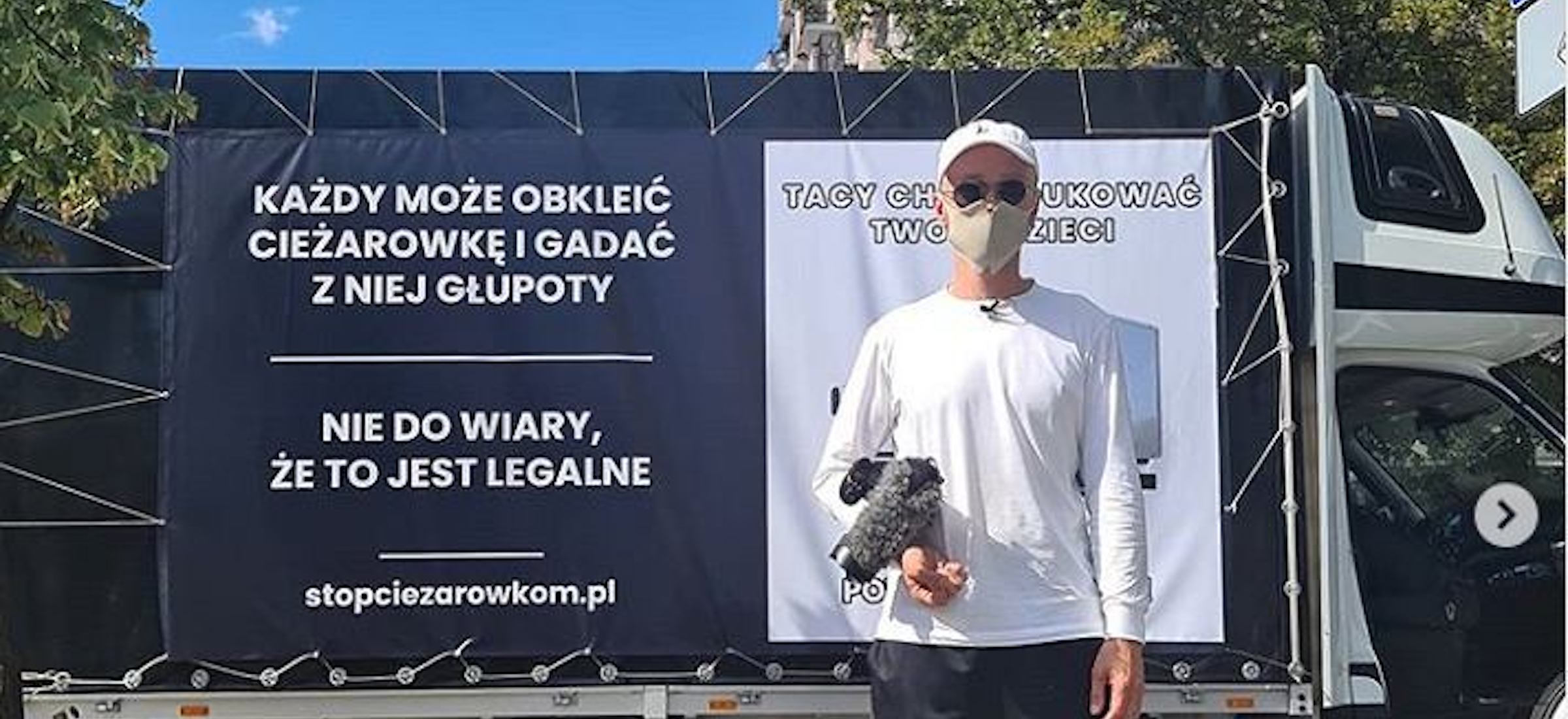 krzysztof gonciarz ciezarowka lgbt happening