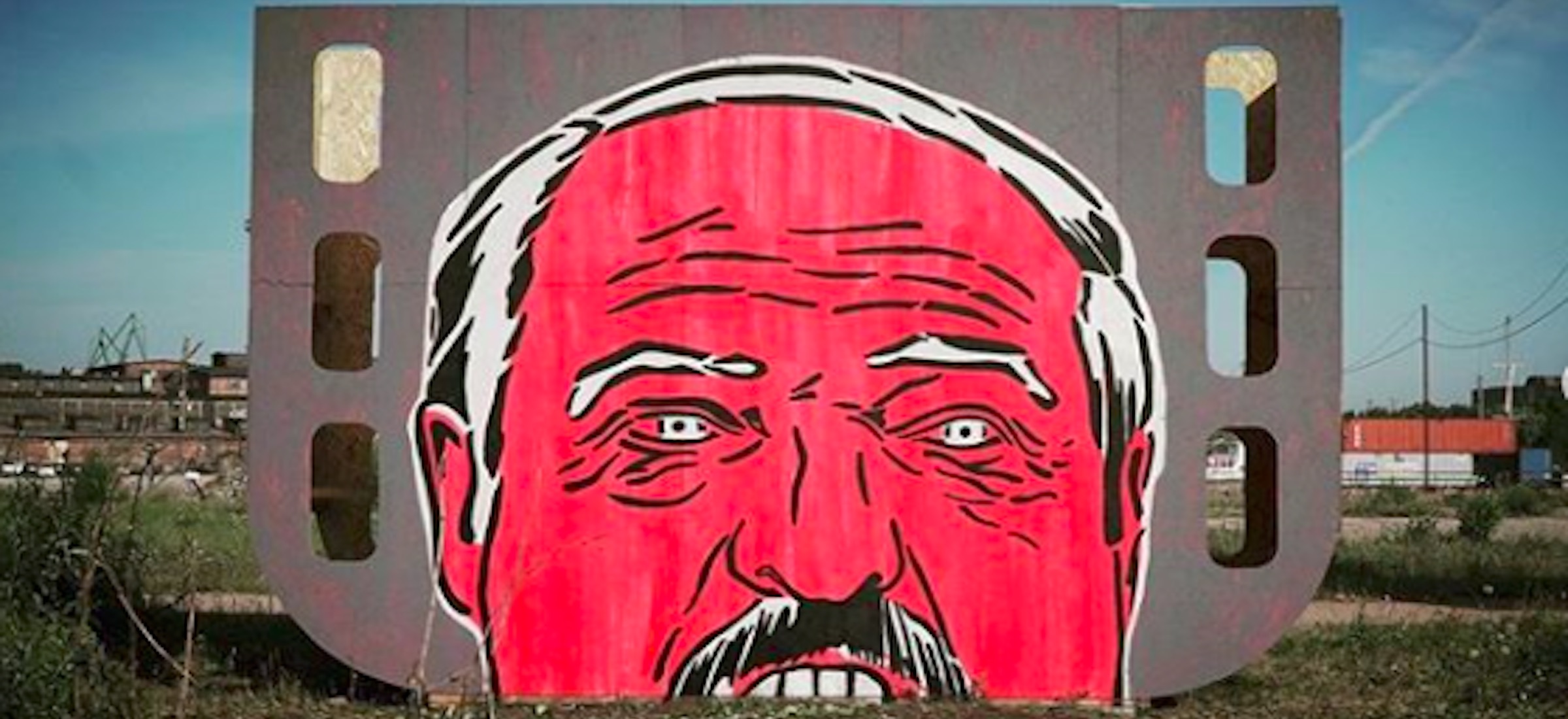 aleksander lukaszenka mural bialorus mariusz waras stocznia gdanska