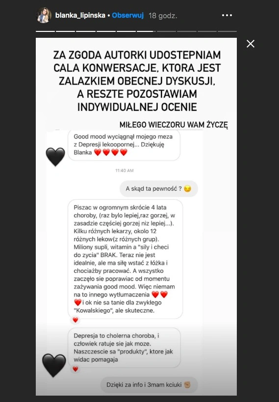 Blanka Lipinska Instagam