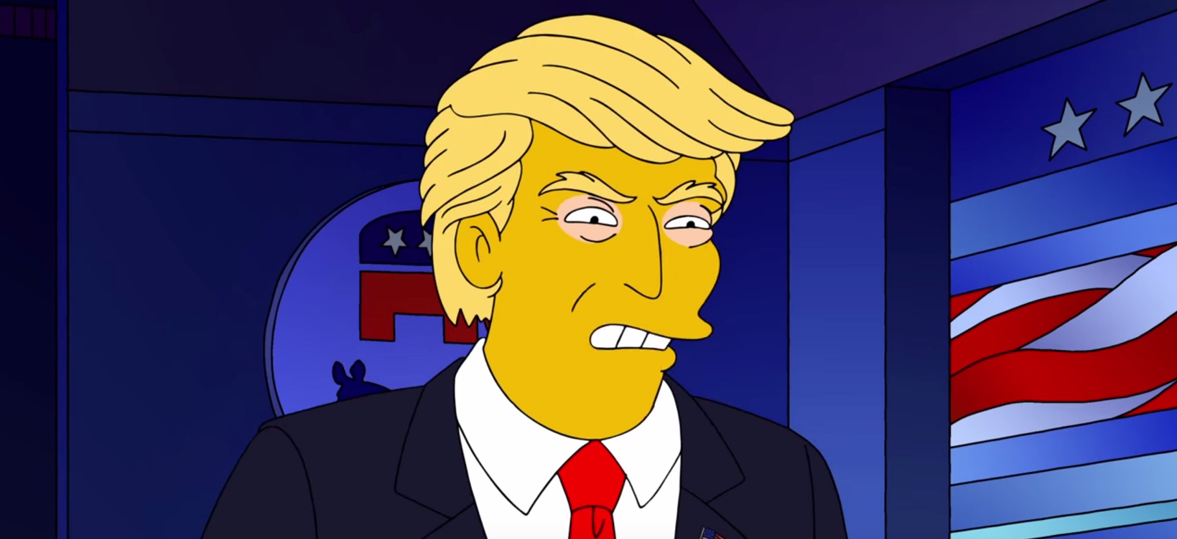 simpsonowie donald trump