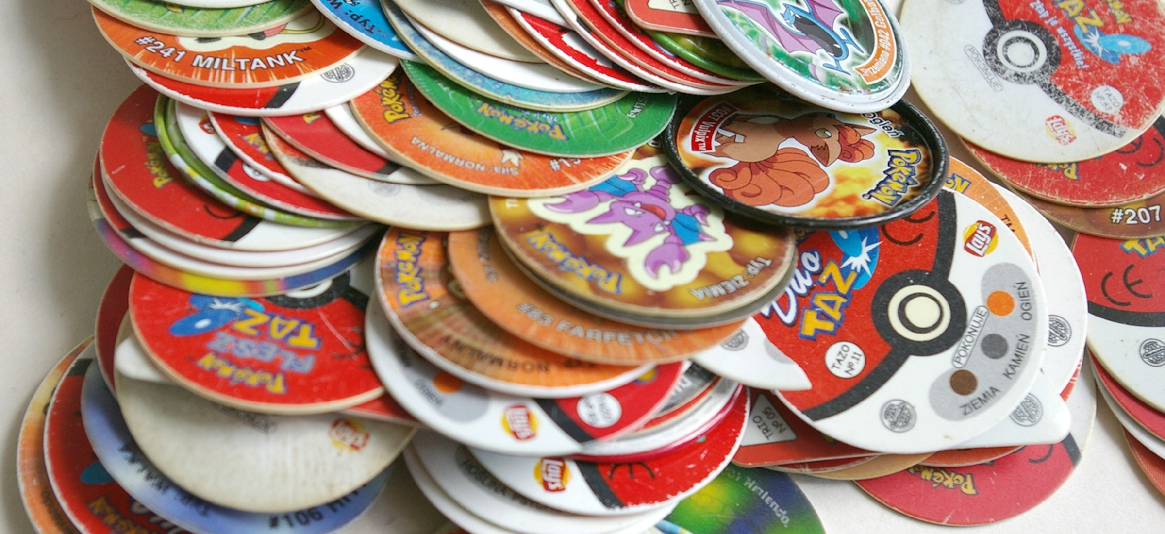 co zbieraly dzieci lat 90 tazos karteczki