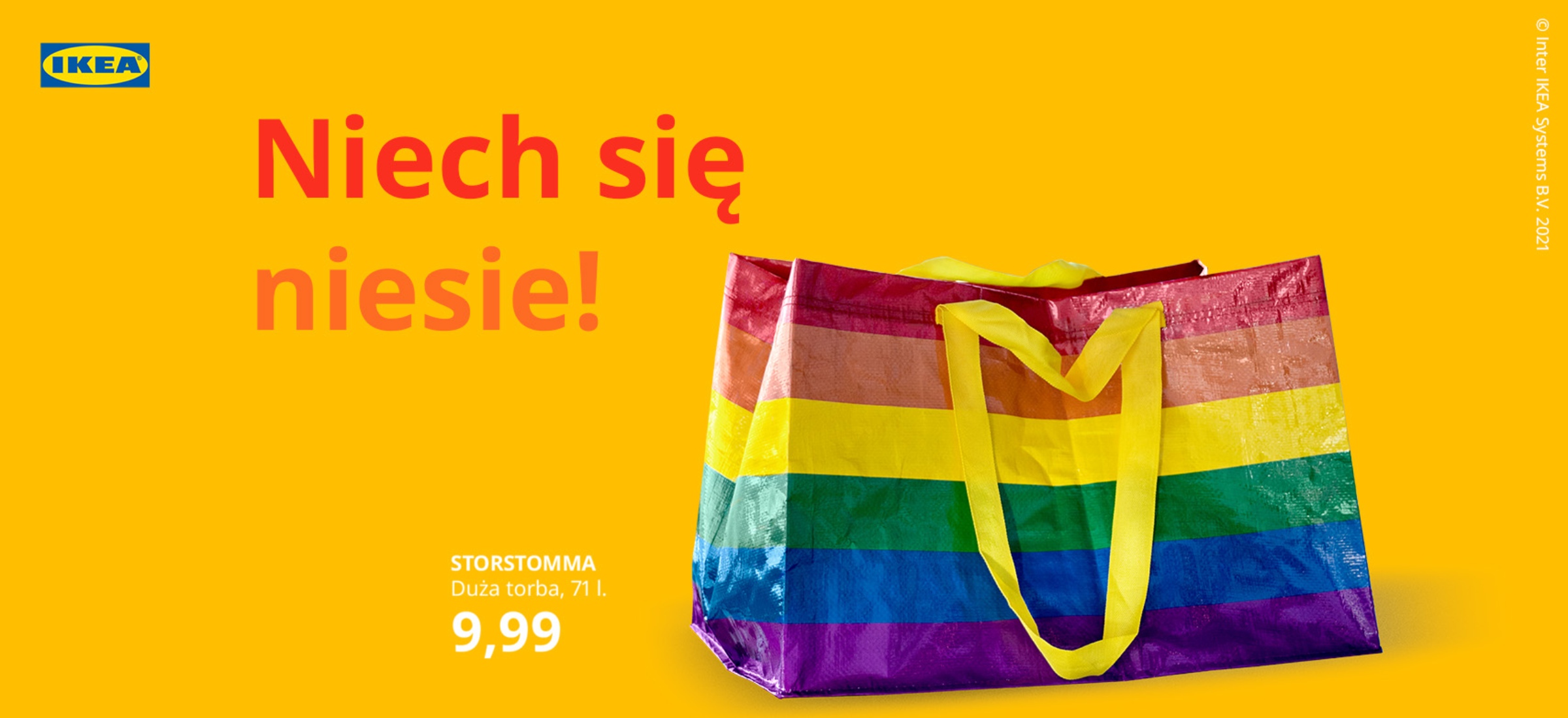 Ikea tęczowa torba bojkot