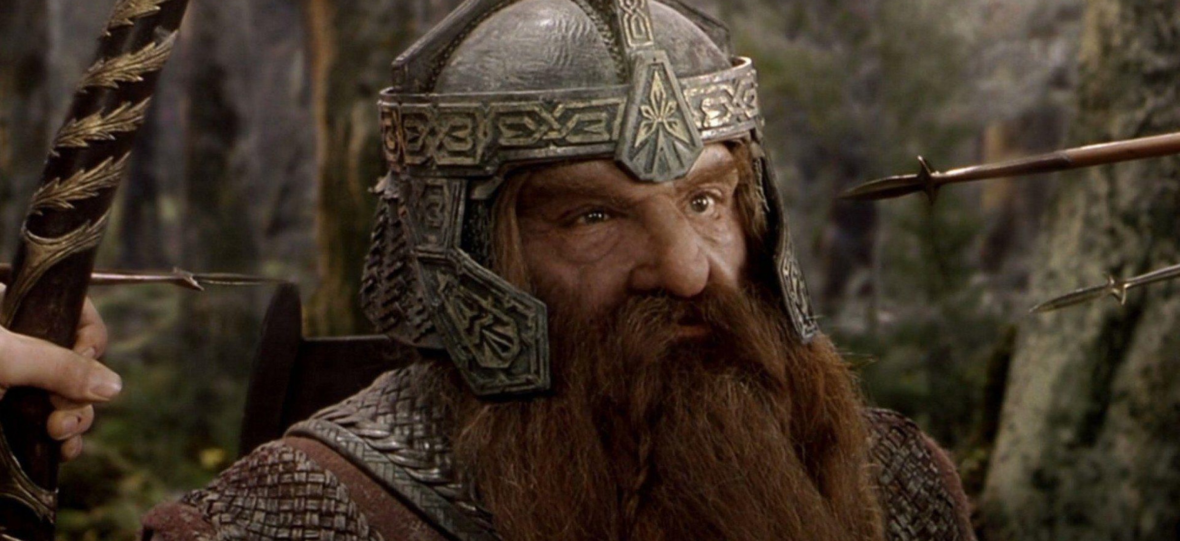 władca pierścieni film gimli kaskader
