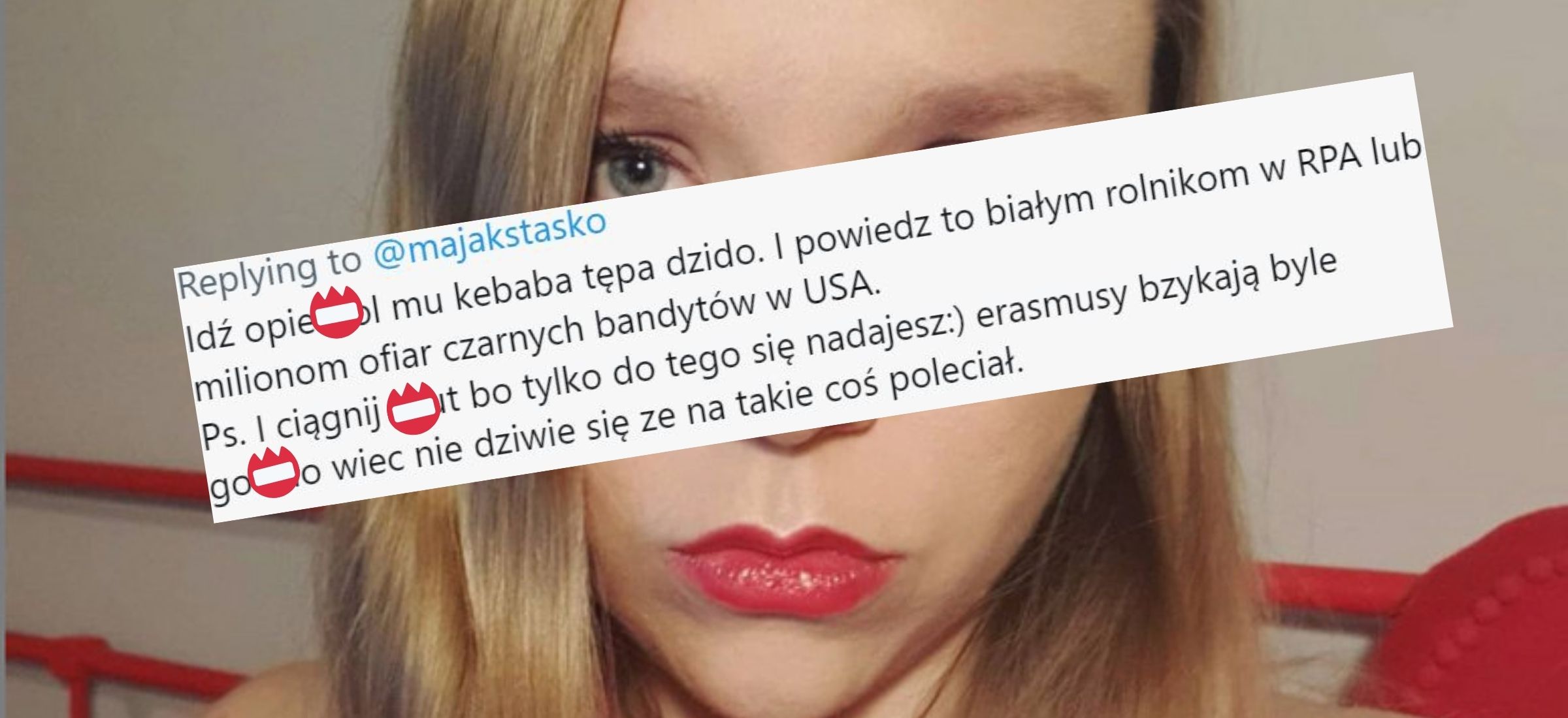 maja staśko hejt przemoc gwałt