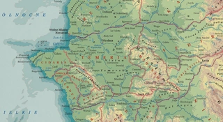 Mapa świata „Wiedźmina” w polskim atlasie. Rozmawiamy z człowiekiem, który ją stworzył