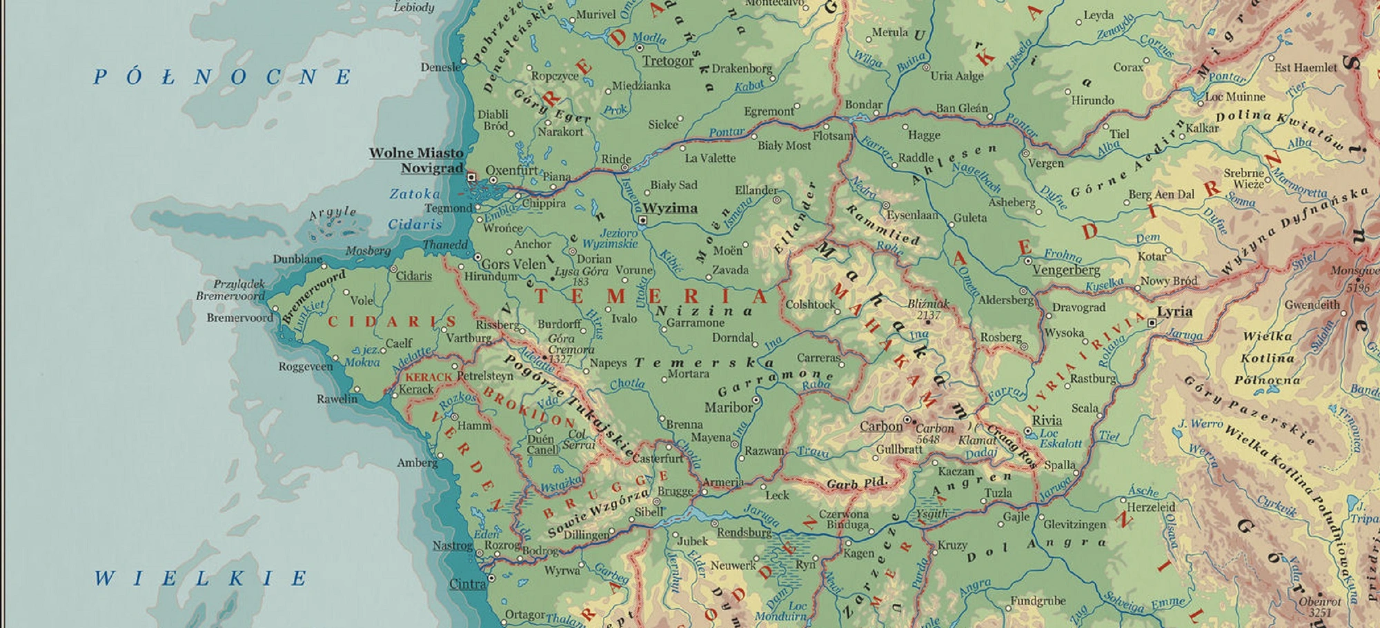 wiedzmin mapa autor