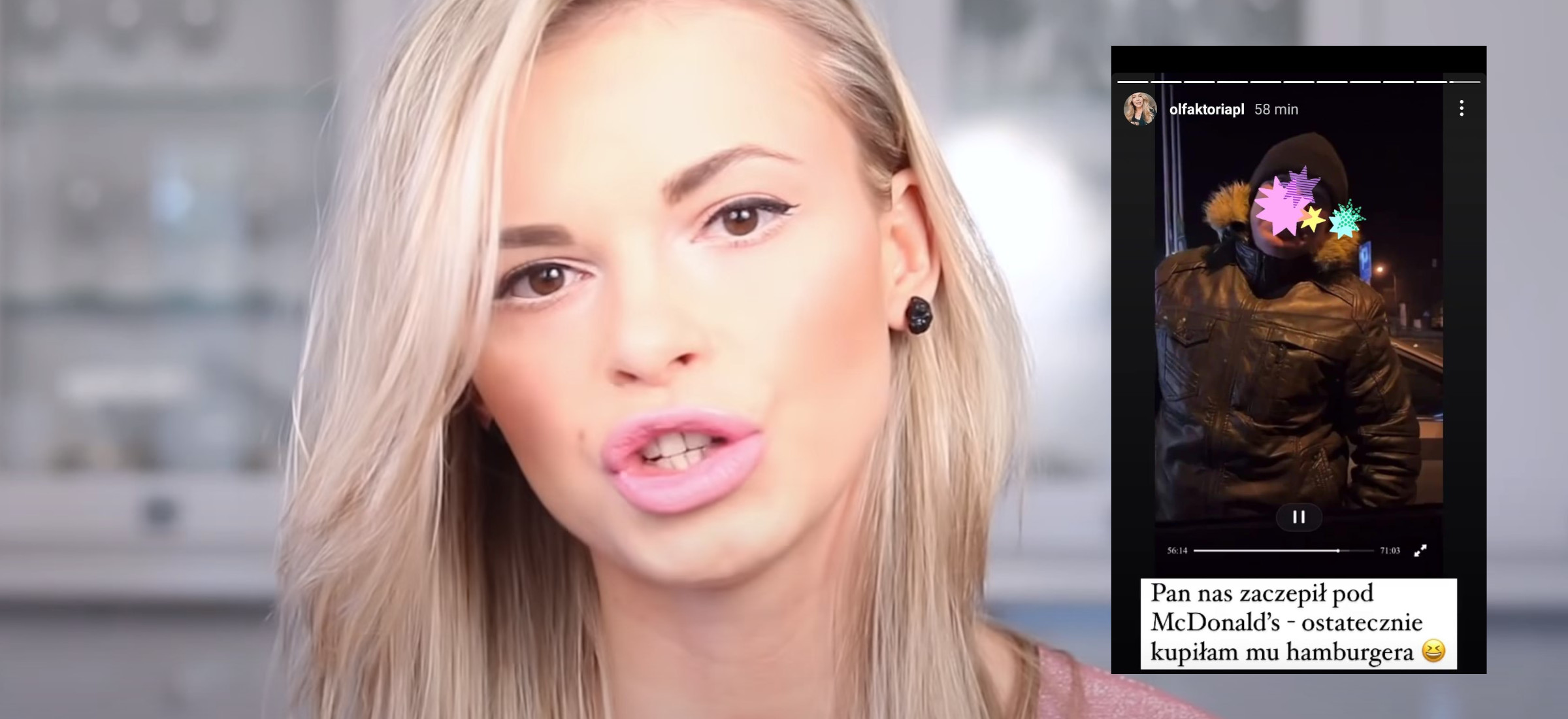 olfaktoria bezdomny chirurg influencerka film afera