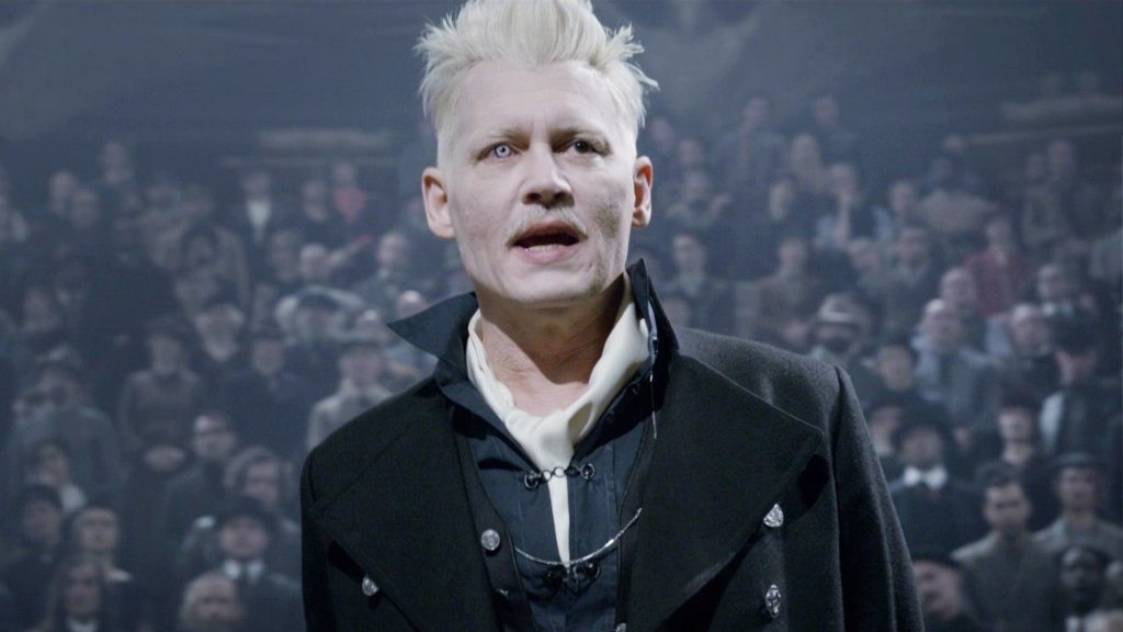 fantastyczne zwierzęta tajemnice dumbledorea grindelwald mads mikkelsen johnny depp class="wp-image-1934848"