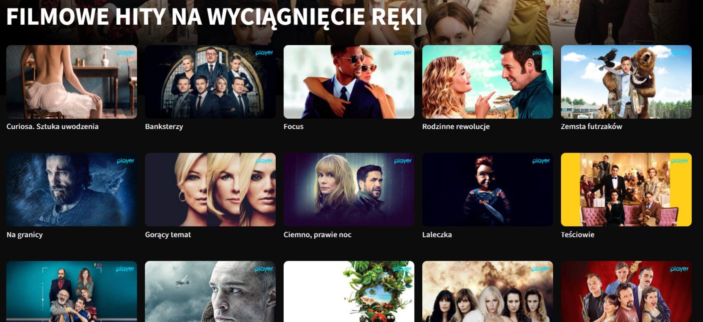 player filmy co oglądać pakiety