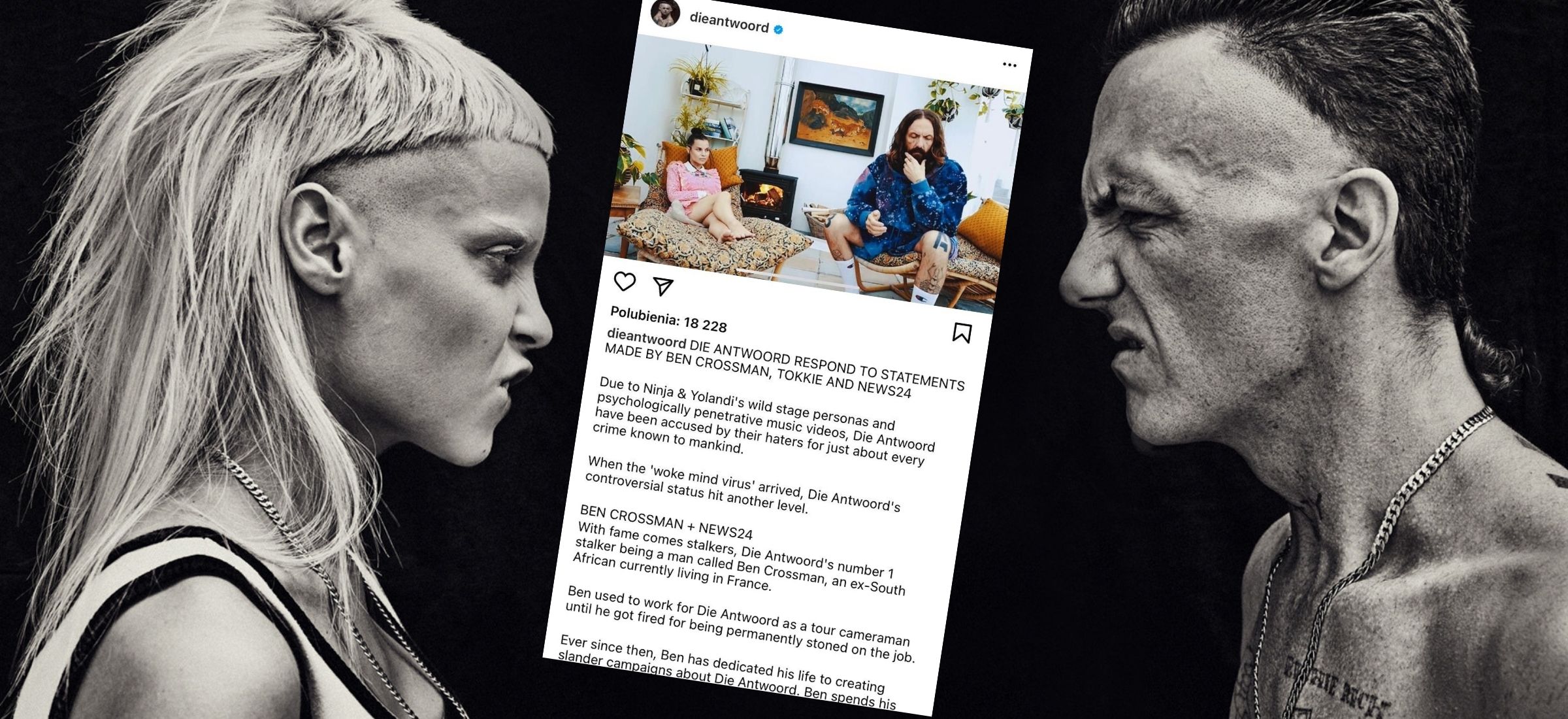 die antwoord yolandi ninja tokkie syn oświadczenie