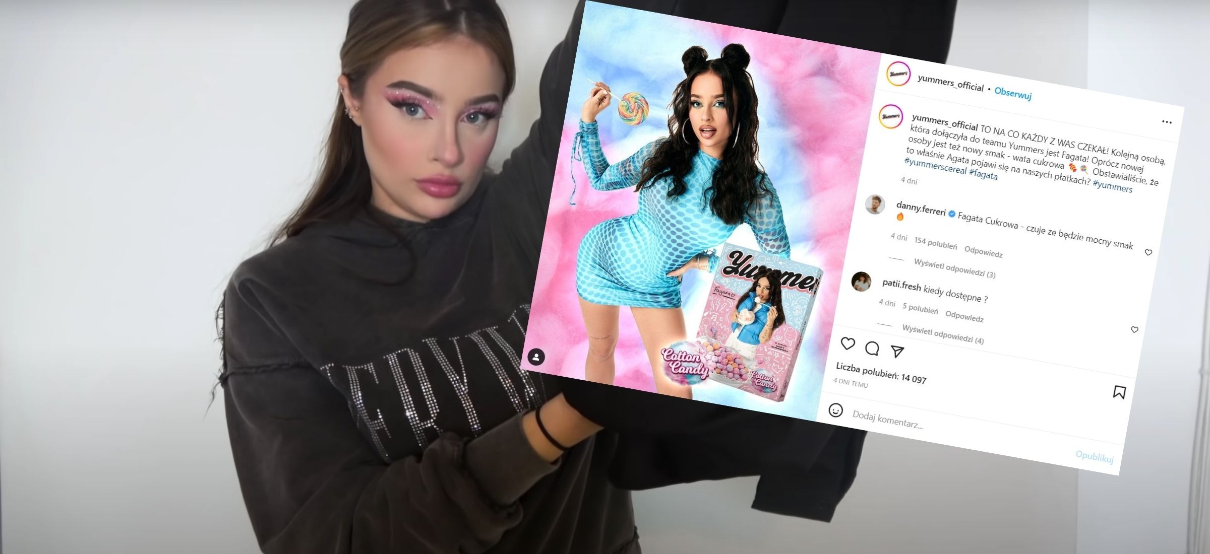 fagata płatki yummers reklama instagram plan b