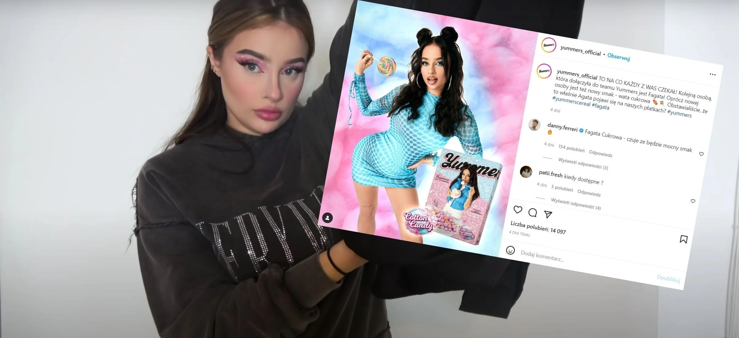 fagata płatki yummers reklama instagram plan b