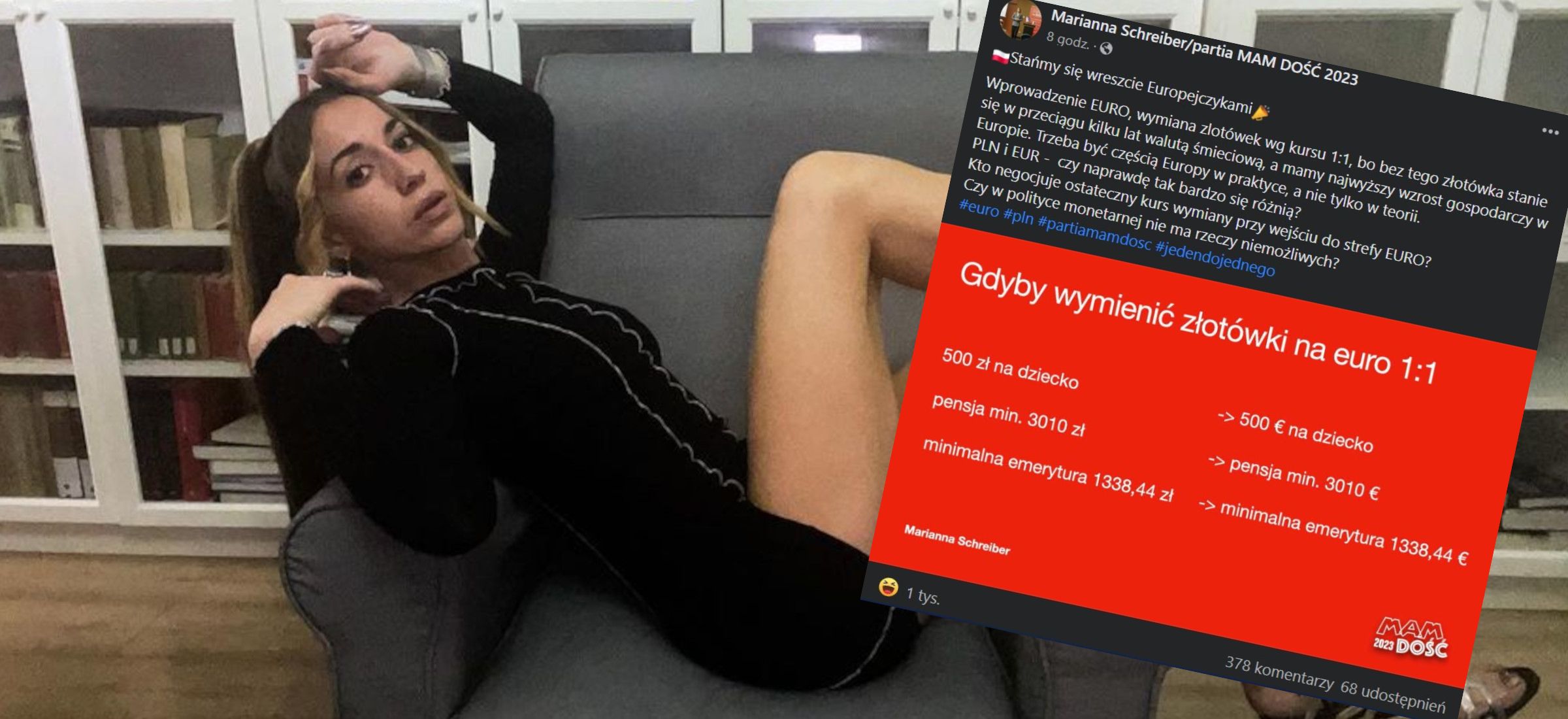 marianna schreiber mam dość 2023 euro złotówki