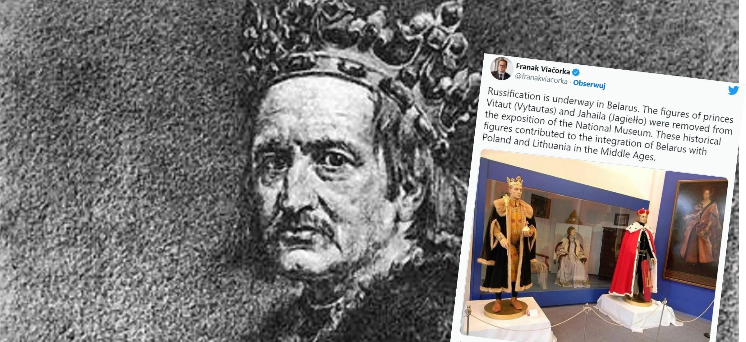 białoruś muzeum władysław jagiełło rusyfikacja rosja