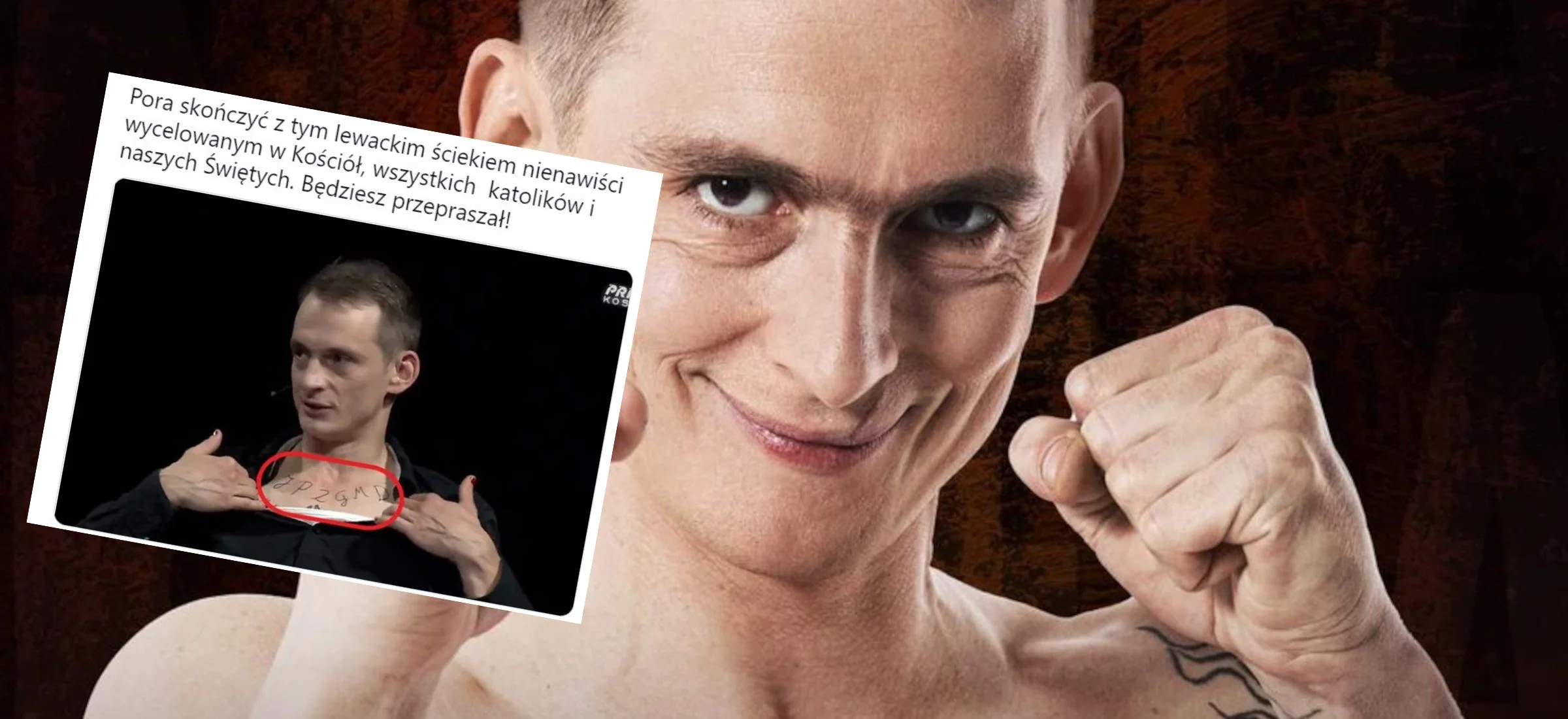 jaś kapela prokuratura zawiadomienie tatuaż jp2gmd papież walka mma