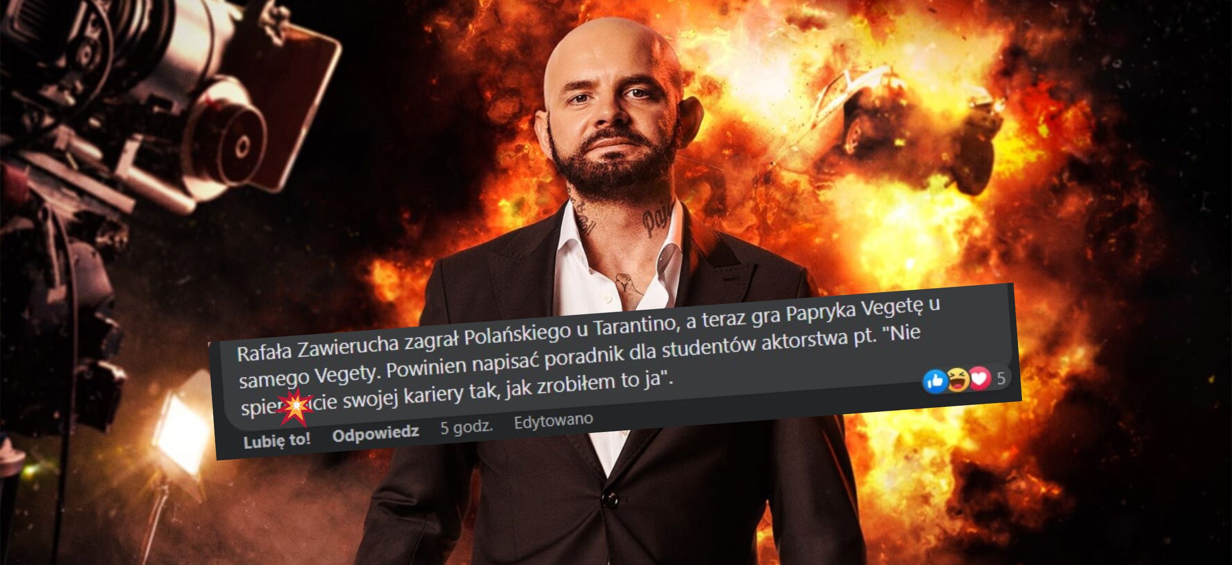 rafał zawierucha patryk vega film niewidzialna wojna tarantino