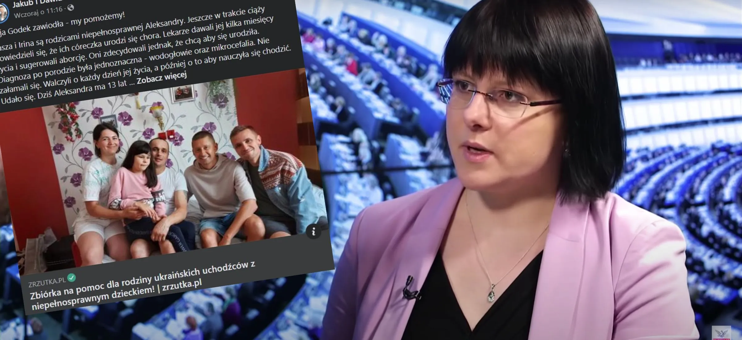 kaja godek aborcja ukraina wojna dziecko zrzutka