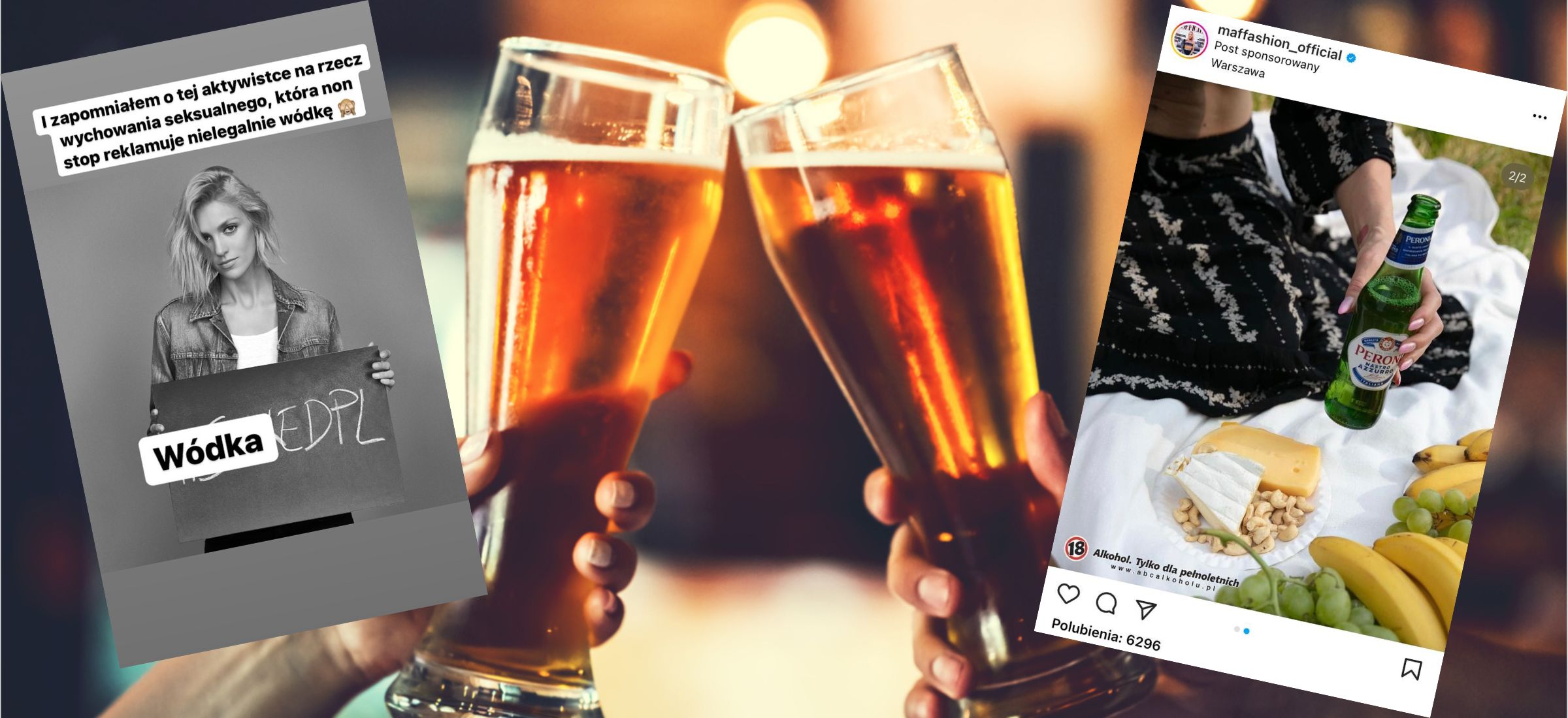 alkohol reklama jan śpiewak maffashion influencerzy celebryci
