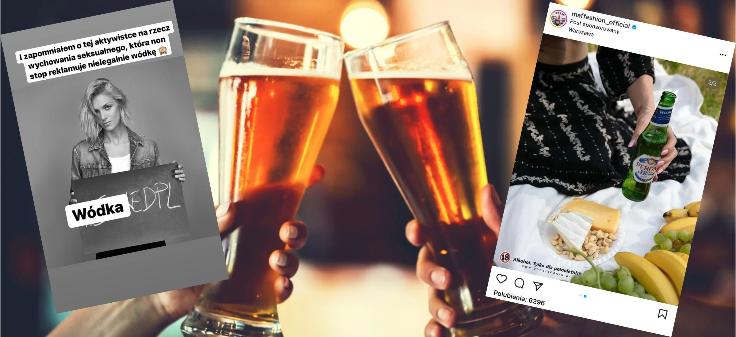 alkohol reklama jan śpiewak maffashion influencerzy celebryci