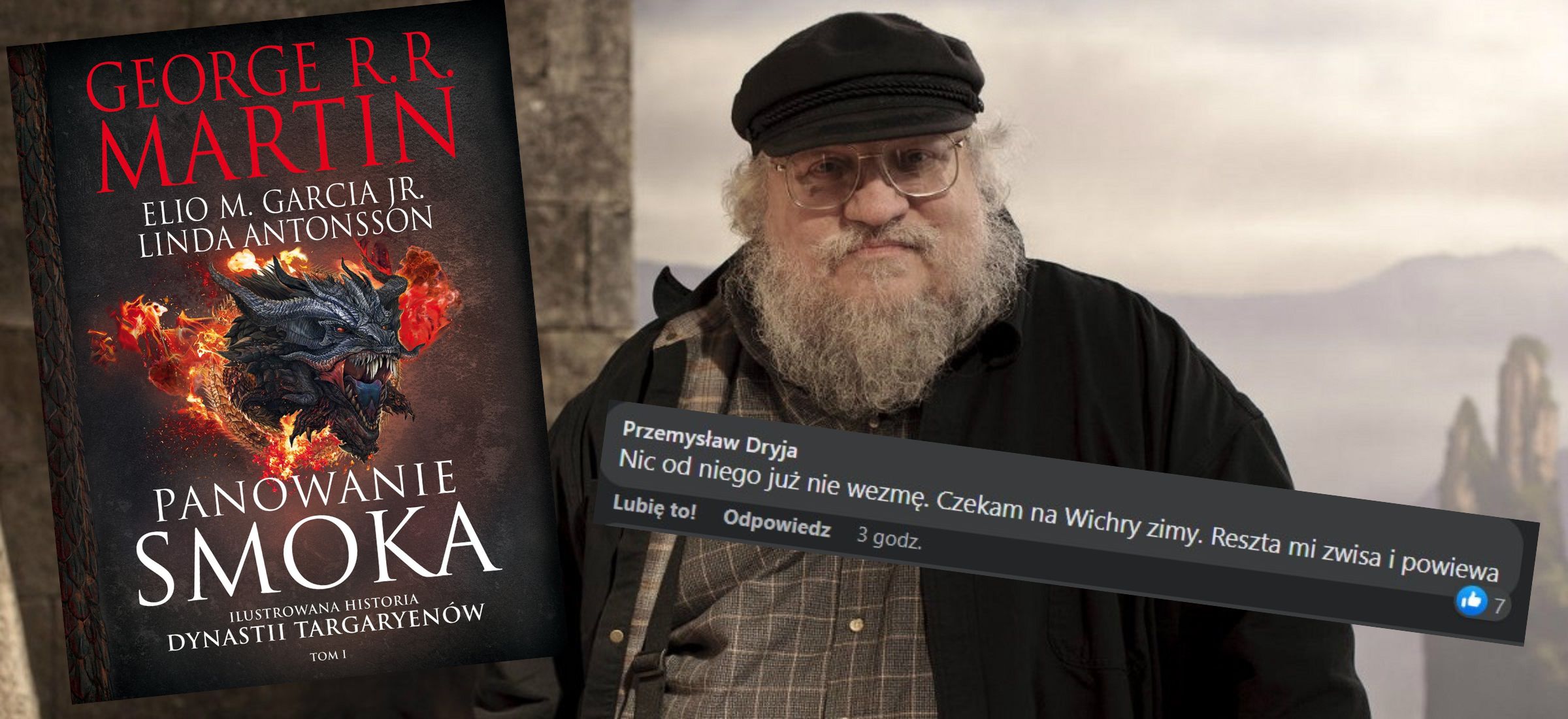 panowanie smoka george rr martin książka fani hbo gra o tron