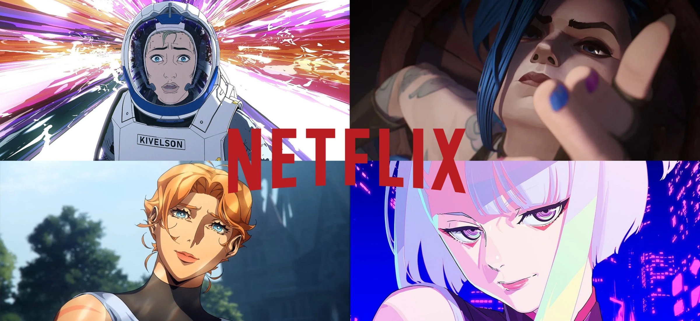 cyberpunk netflix seriale animowane top