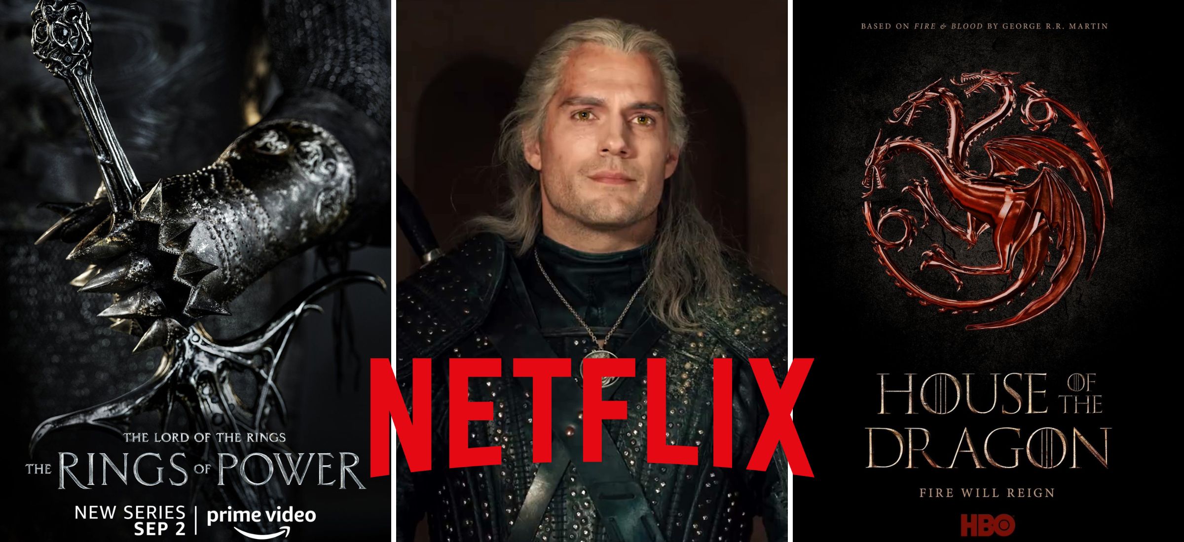 wiedźmin 3 sezon netflix ród smoka pierścienie władzy