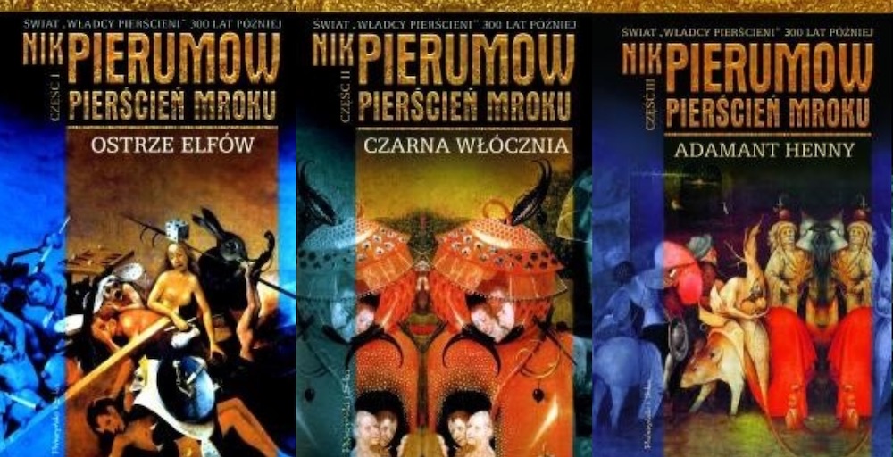 Trylogia Pierścień Mroku, Nik Pierumow: Ostrze elfów, Czarna włócznia i Adamant Henny class="wp-image-2018335"