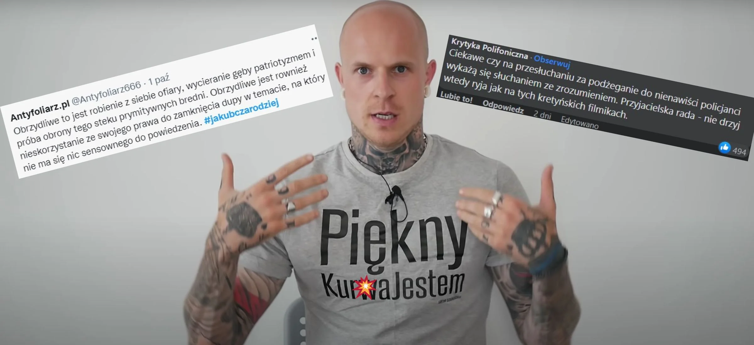 jakub czarodziej ukraina prokuratura krytyka hejt ban stanowski