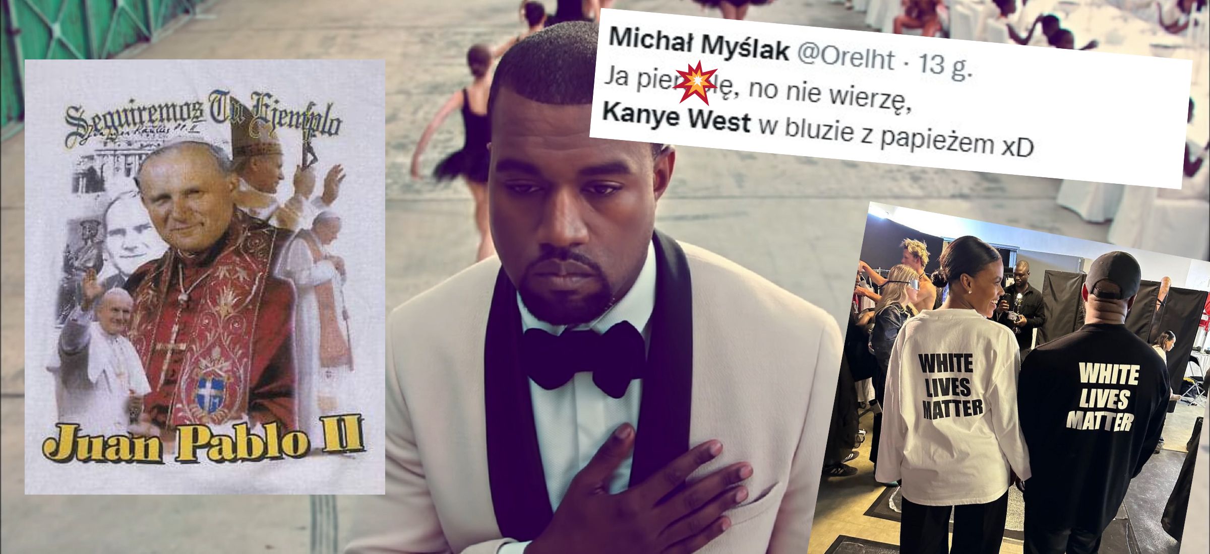 kanye west jan paweł 2 pope papieź polak white lives matter