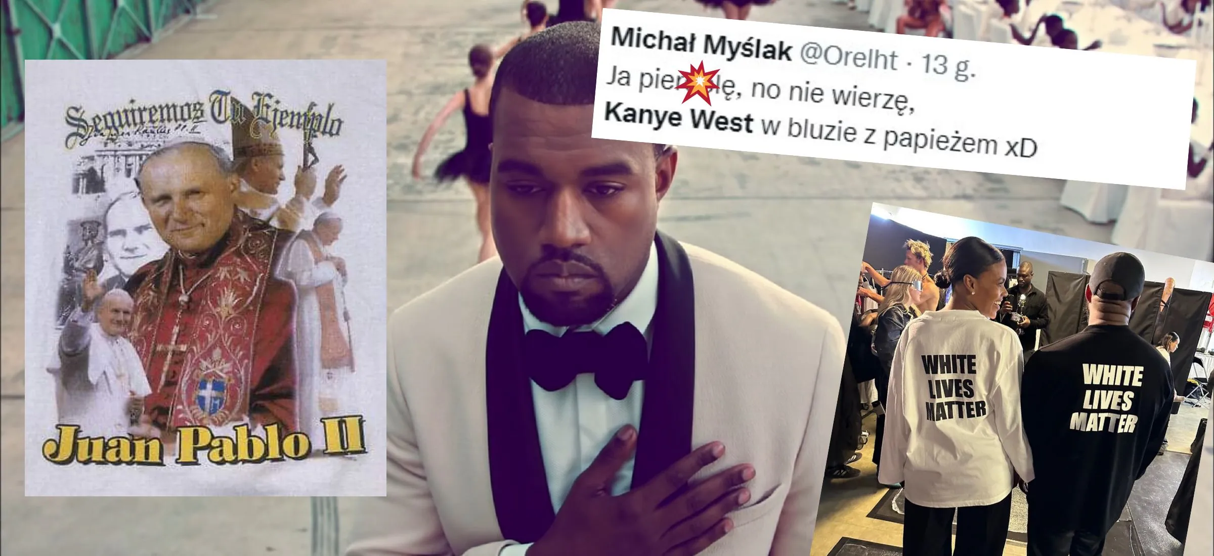 kanye west jan paweł 2 pope papieź polak white lives matter