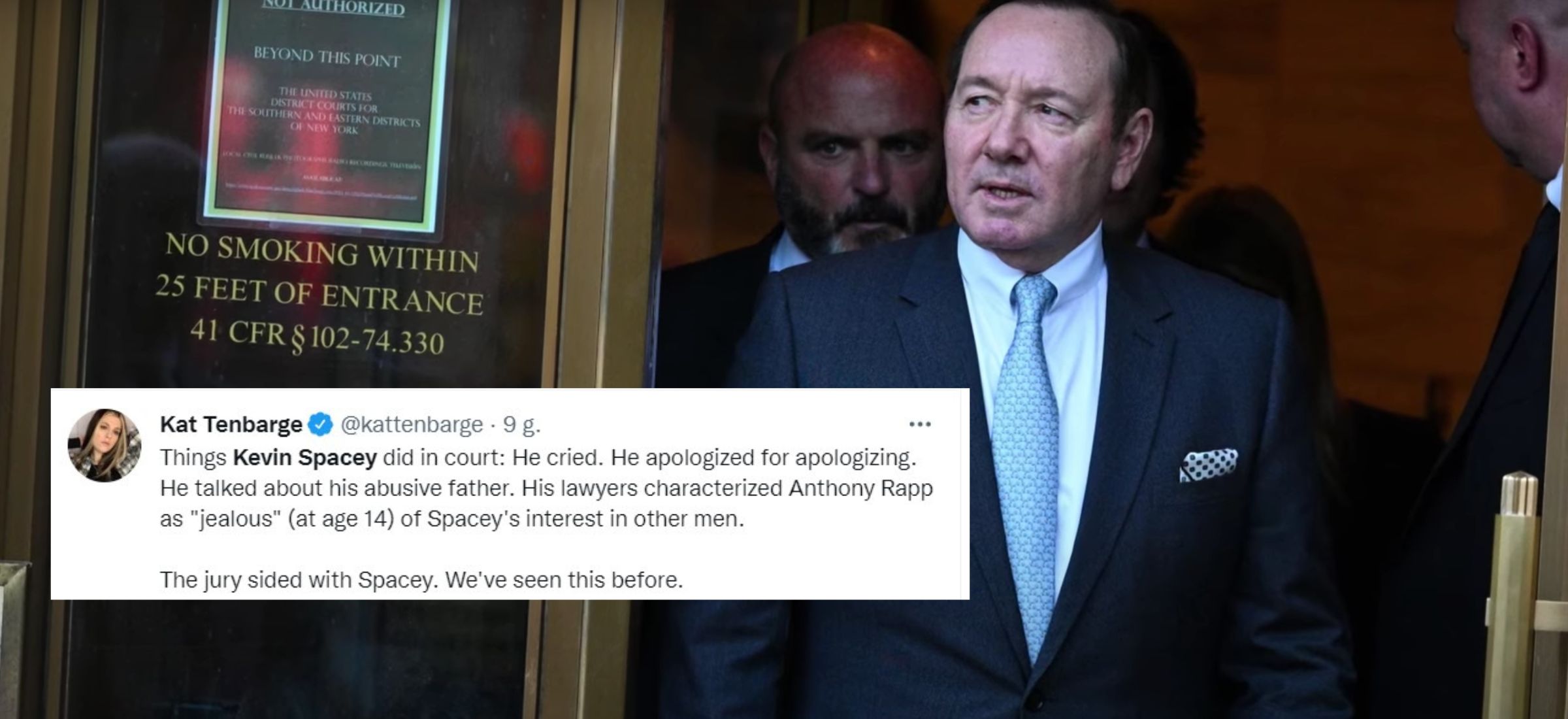 kevin spacey niewinny 2022 anthony rapp proces