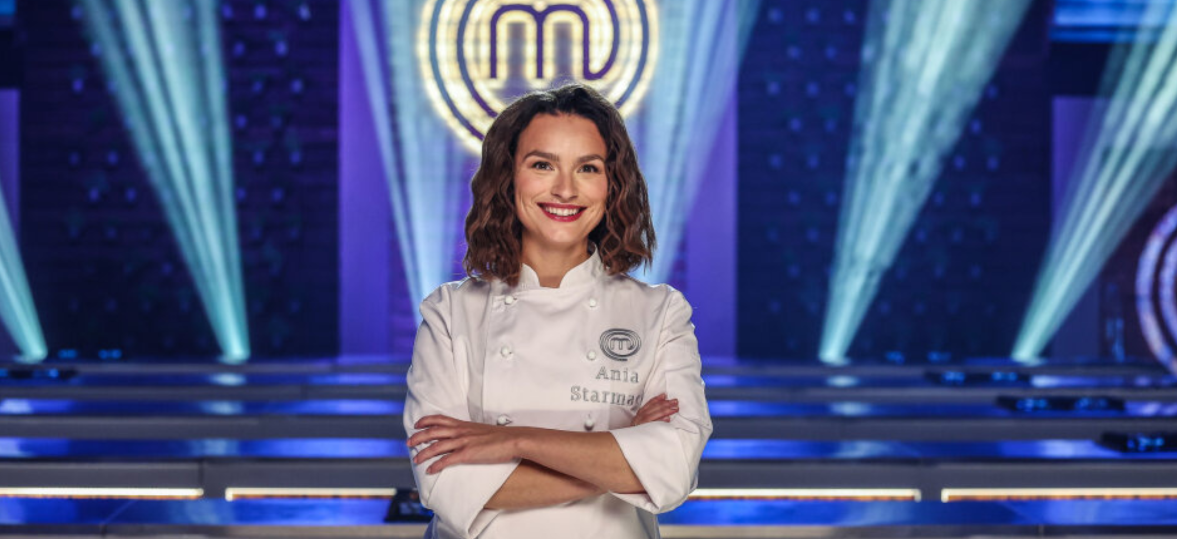 Ania Starmach na planie MasterChefa