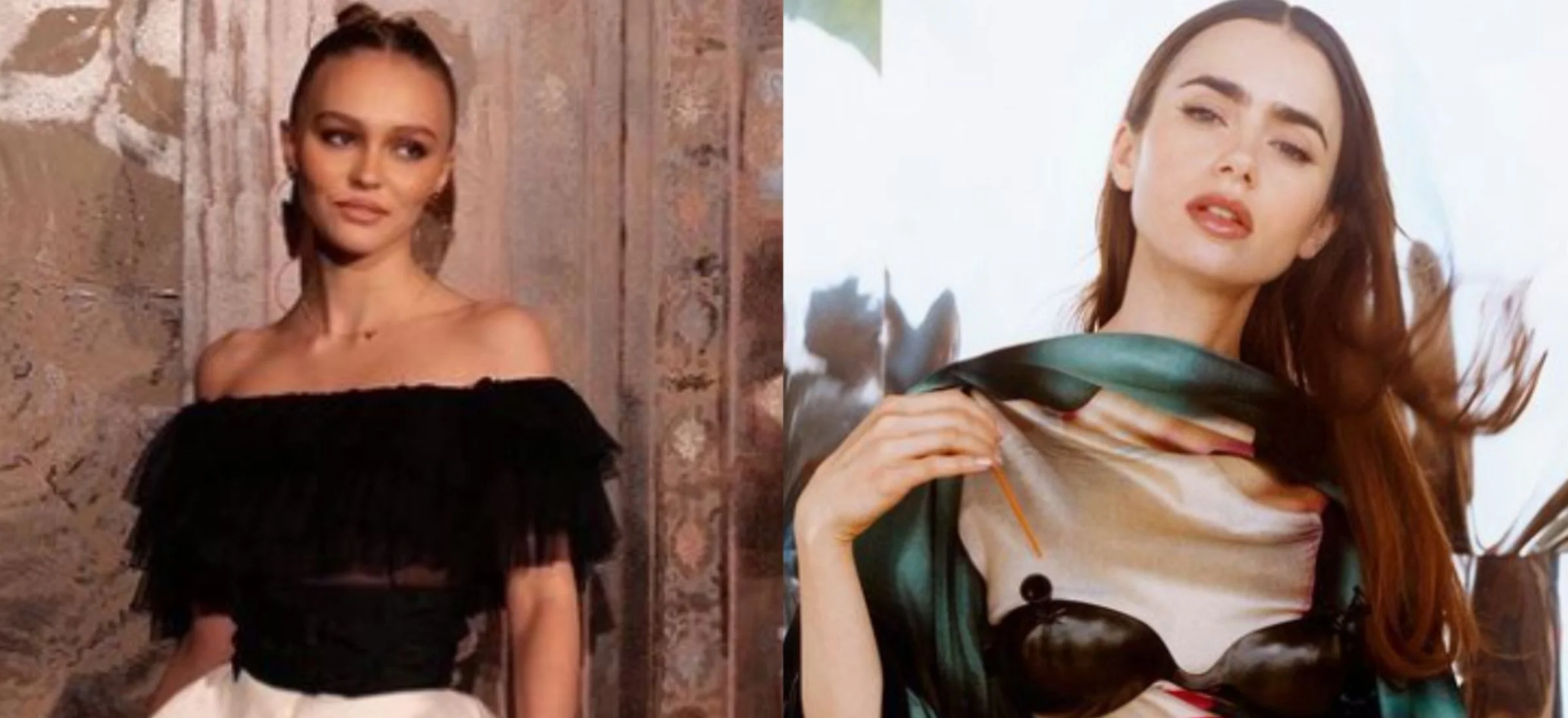 Lily Rose-Depp i Lily Collins