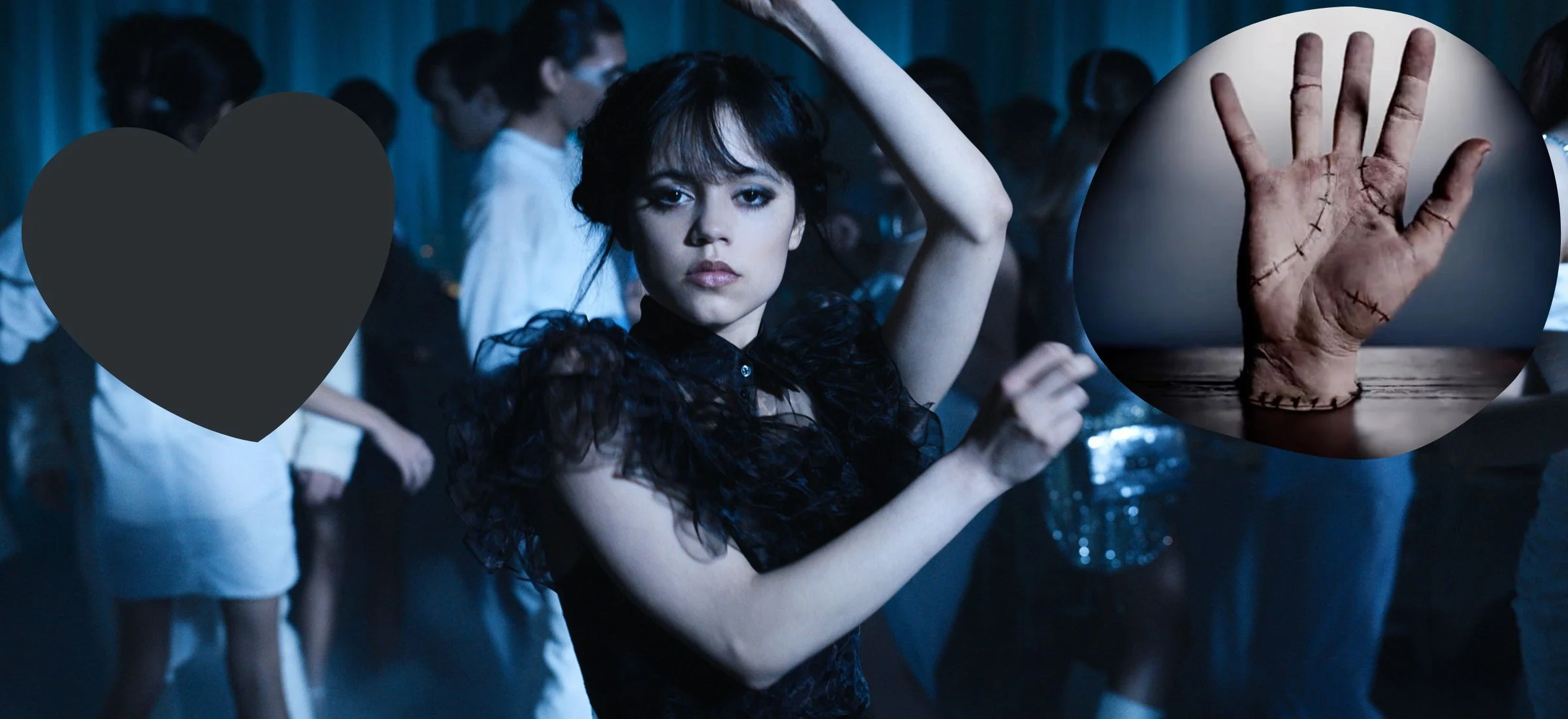 wednesday addams dance taniec rączka jenna ortega netflix serial