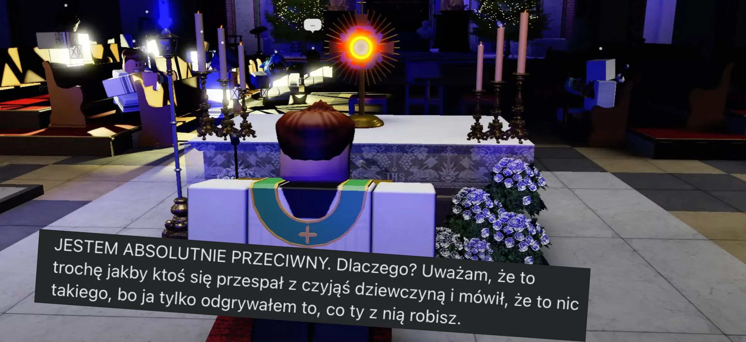 roblox msza sejm ksiądz tiktok zabawa