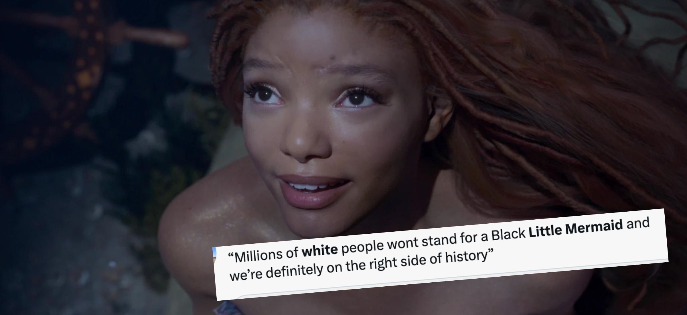 mała syrenka 2023 film halle bailey rasizm