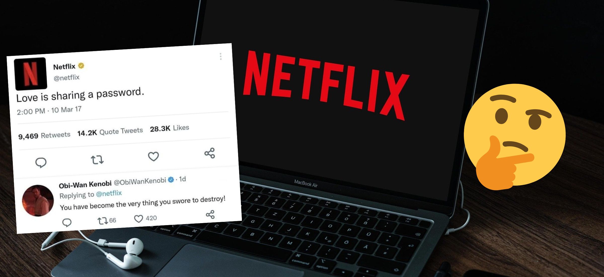 netflix dzielenie konta 2023 reakcja pomyłka błąd