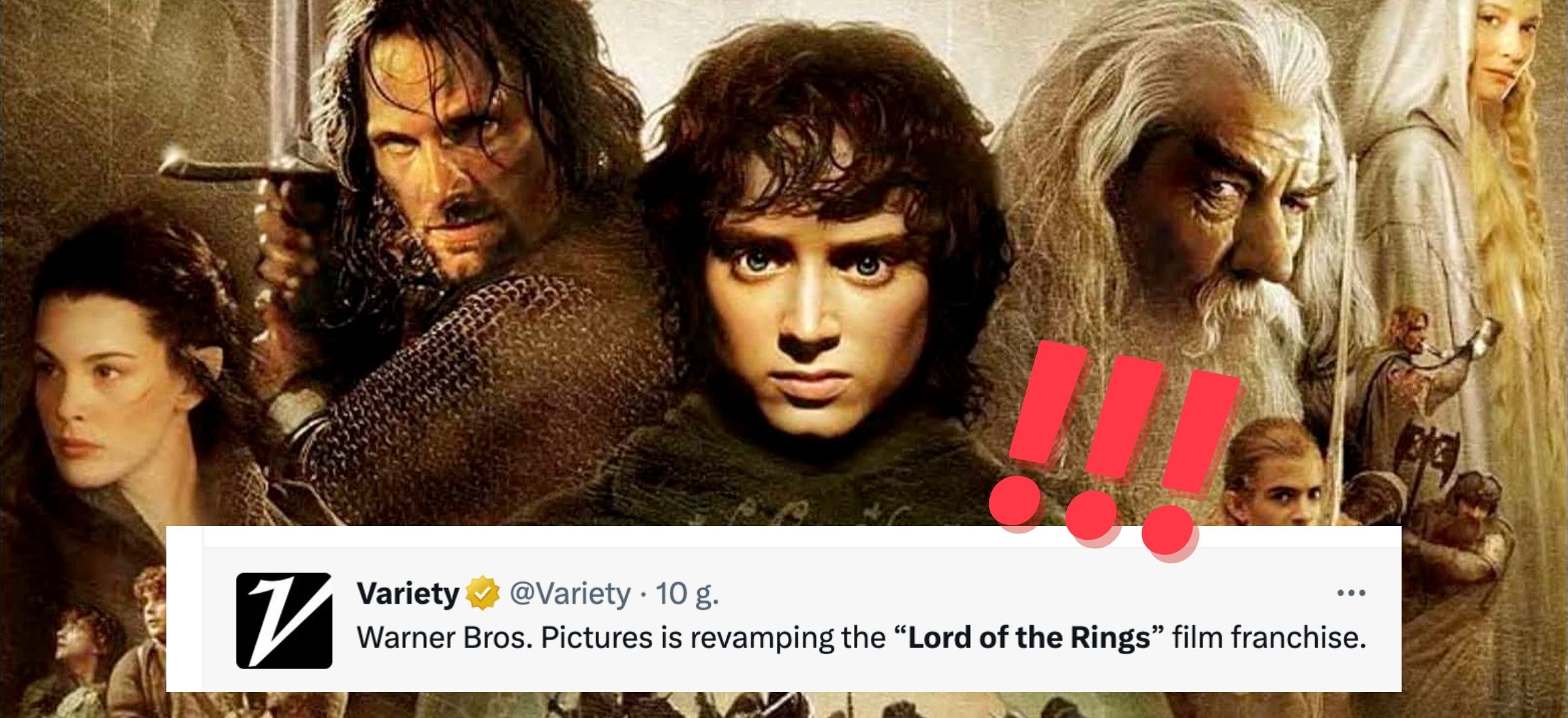władca pierścieni nowe filmy warner bros trzecia era