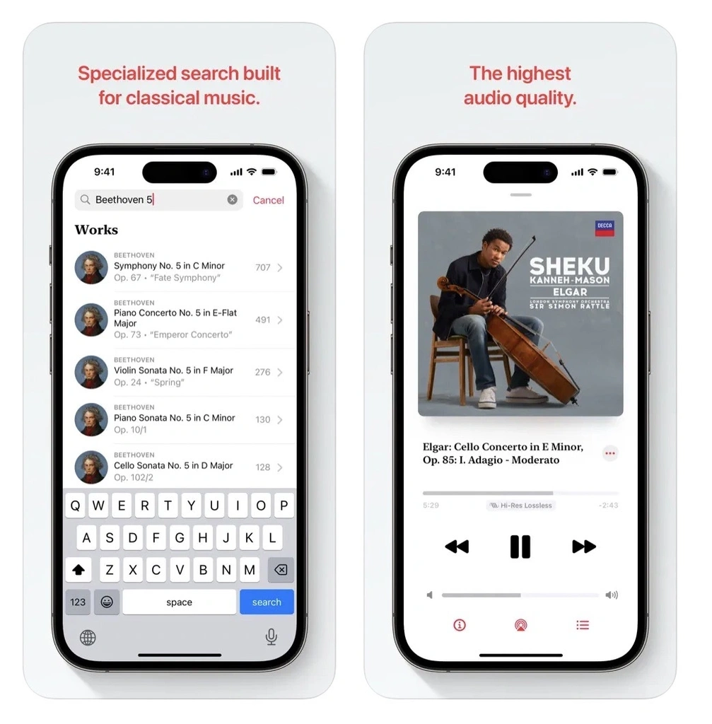 apple music classical app store screenshot 2