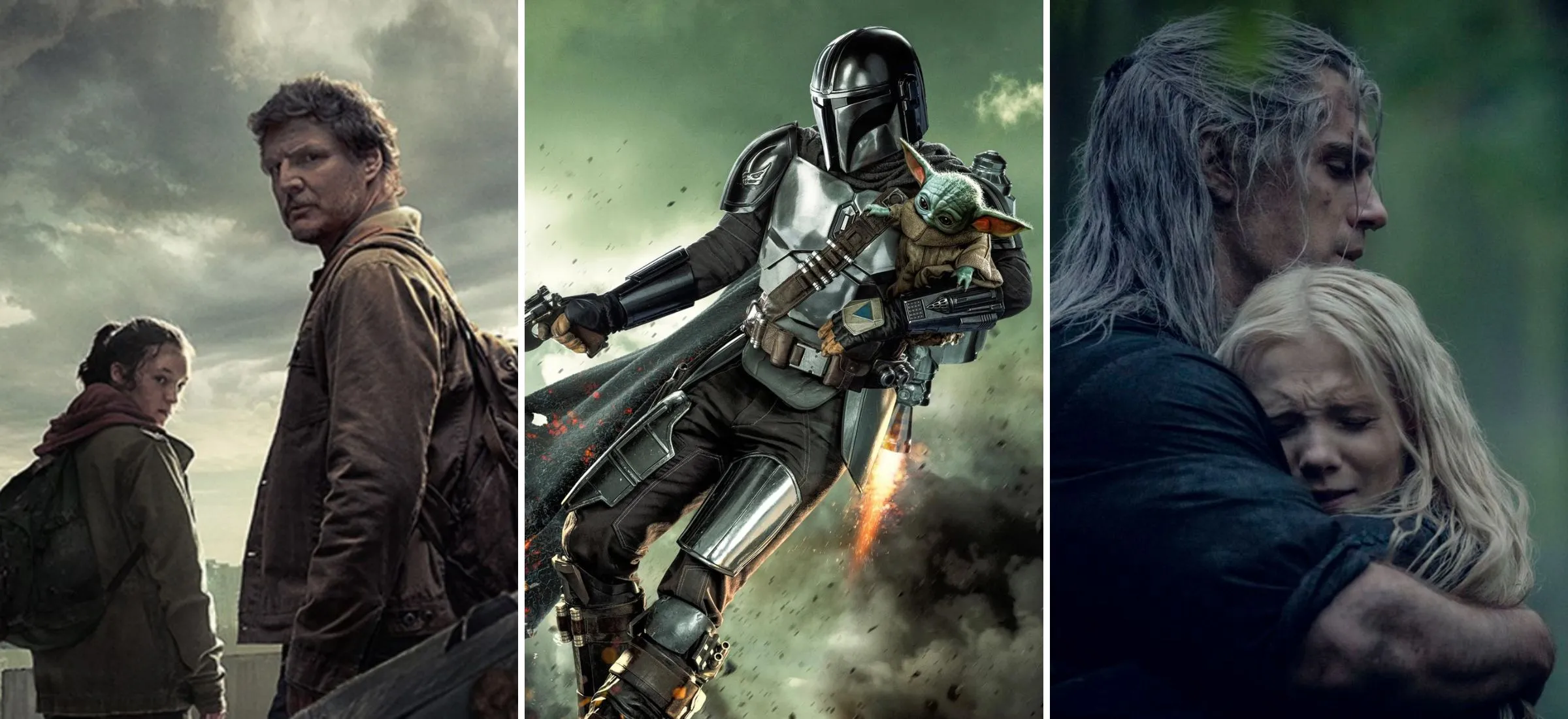 last of us mandalorian wiedźmin twardziel dziecko motyw