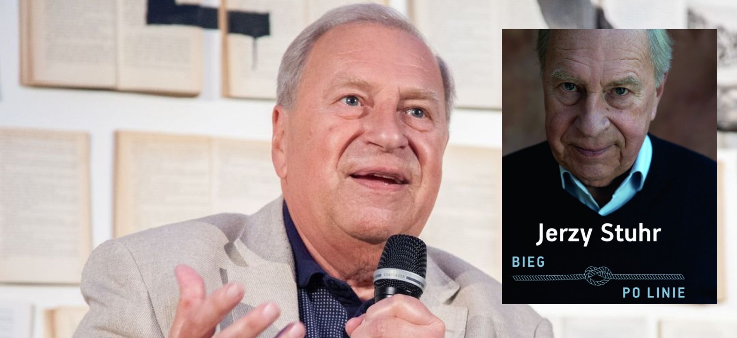 Jerzy Stuhr, książka, Bieg po linie