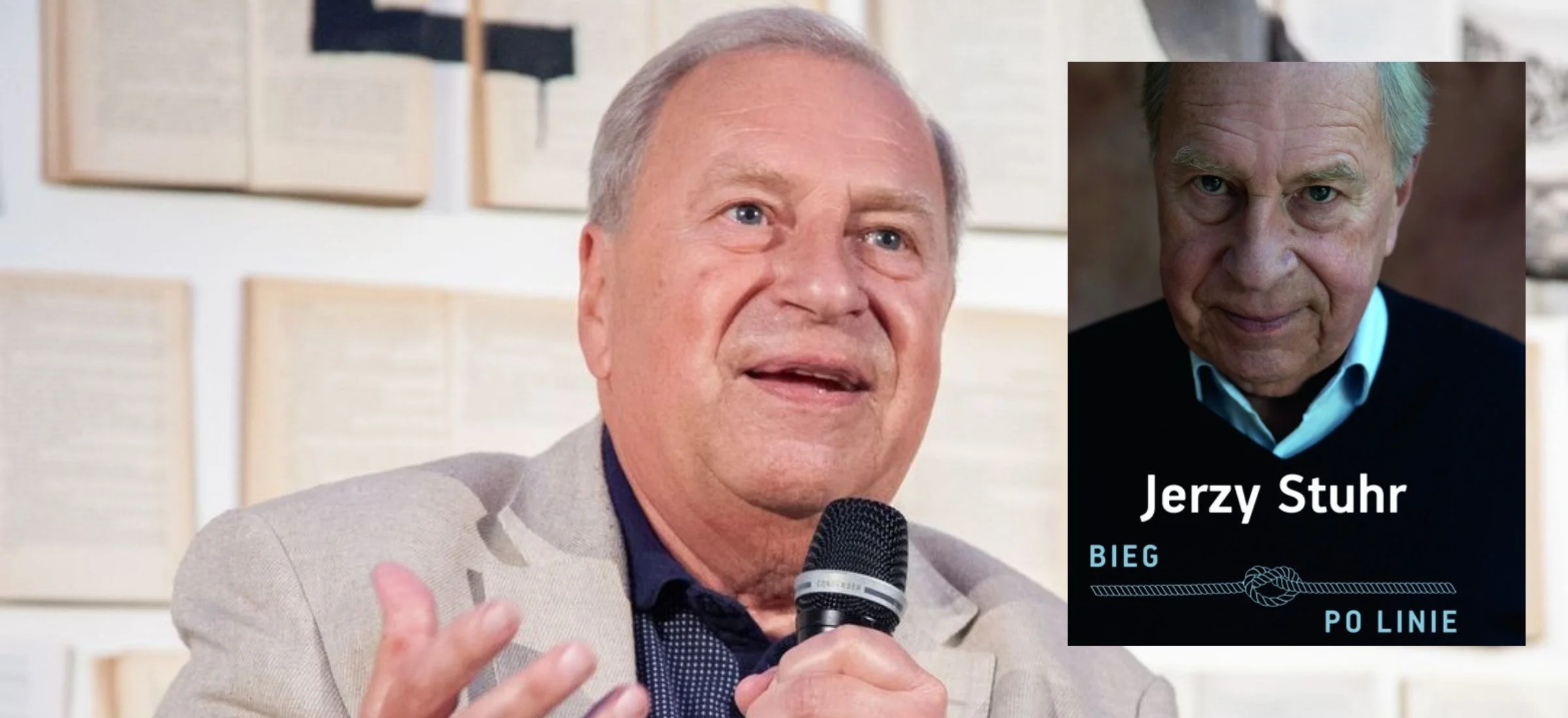Jerzy Stuhr, książka, Bieg po linie