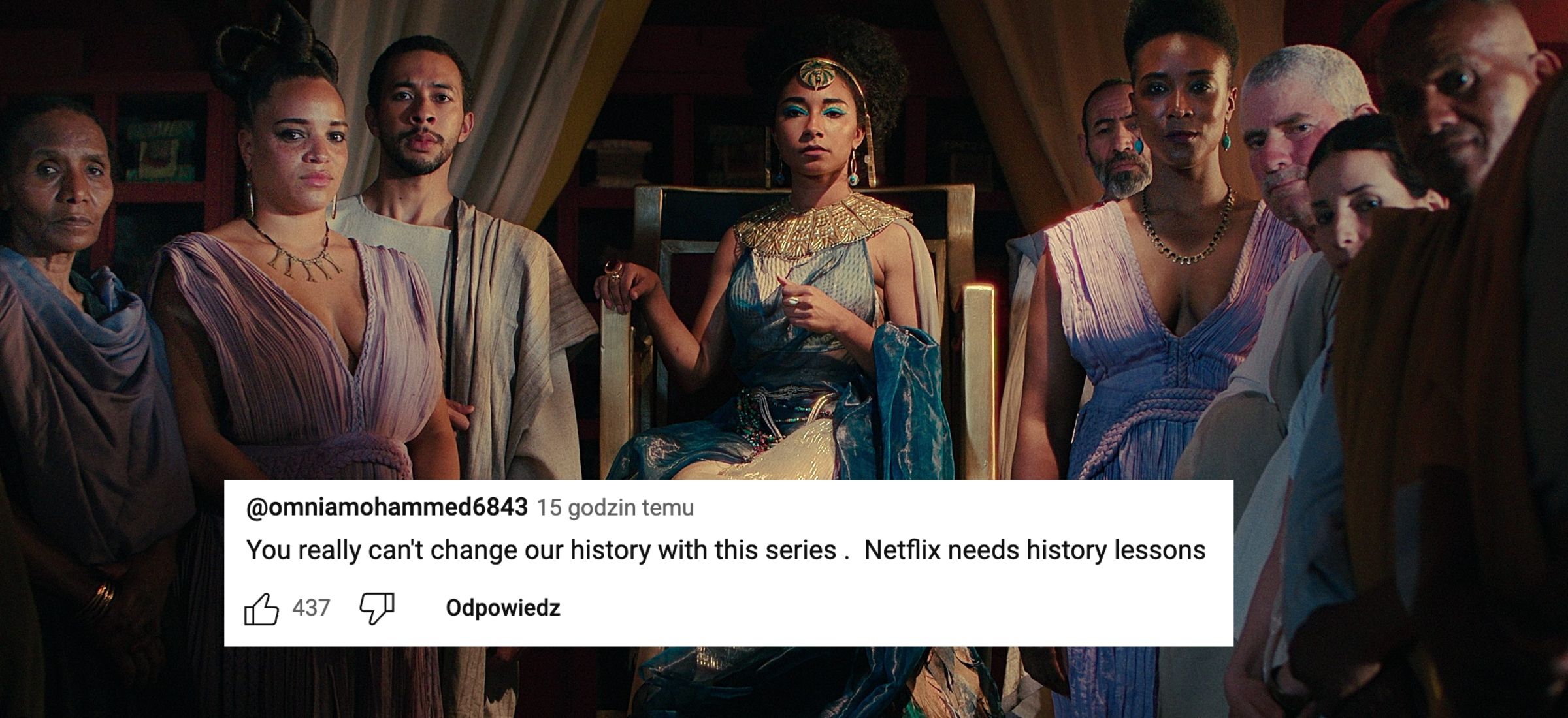 netflix królowa kleopatra kolor skóry queen cleopatra