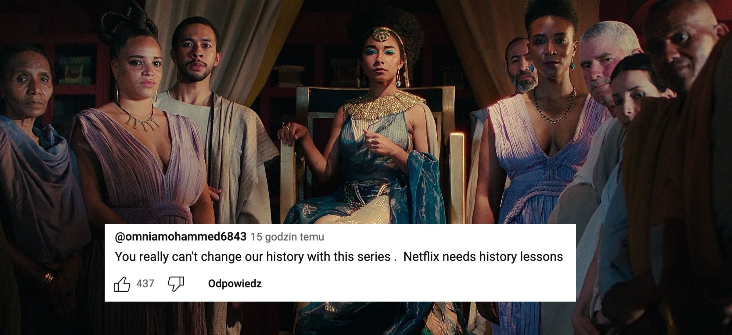 netflix królowa kleopatra kolor skóry queen cleopatra