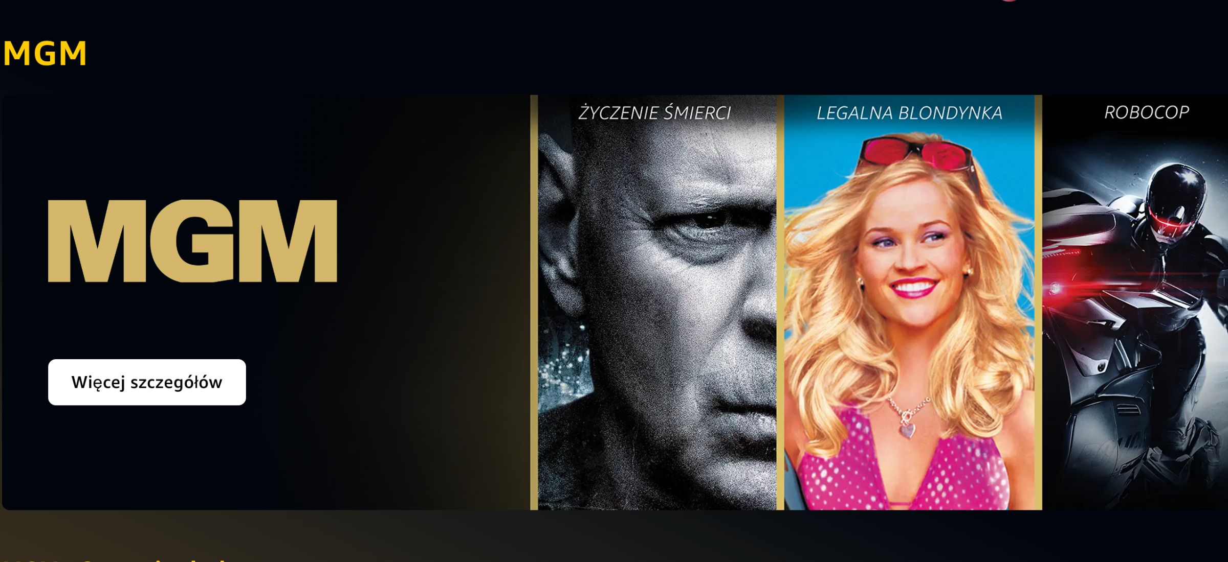 amazon prime video mgm plus cena filmy seriale