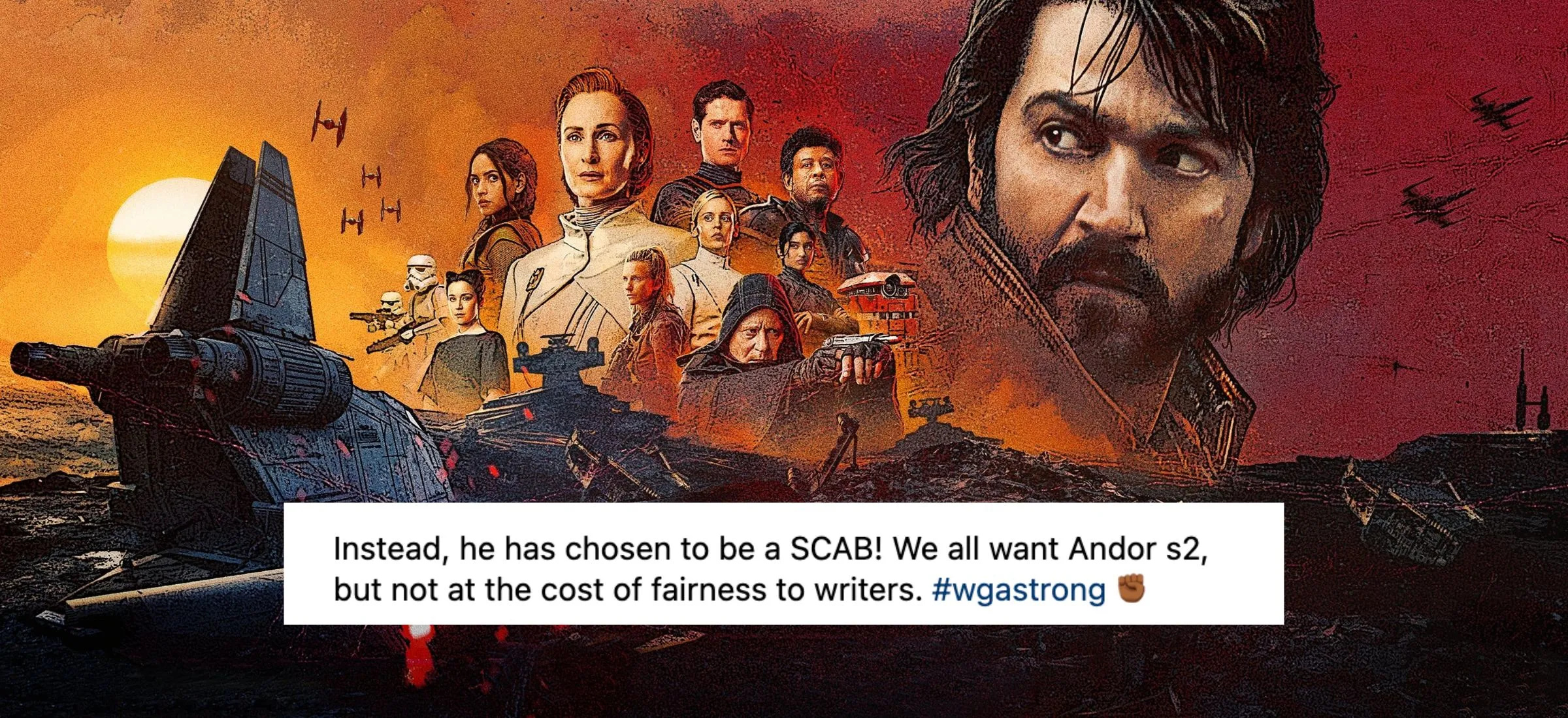 andor sezon 2 strajk scenarzystow star wars gwiezdne wojny