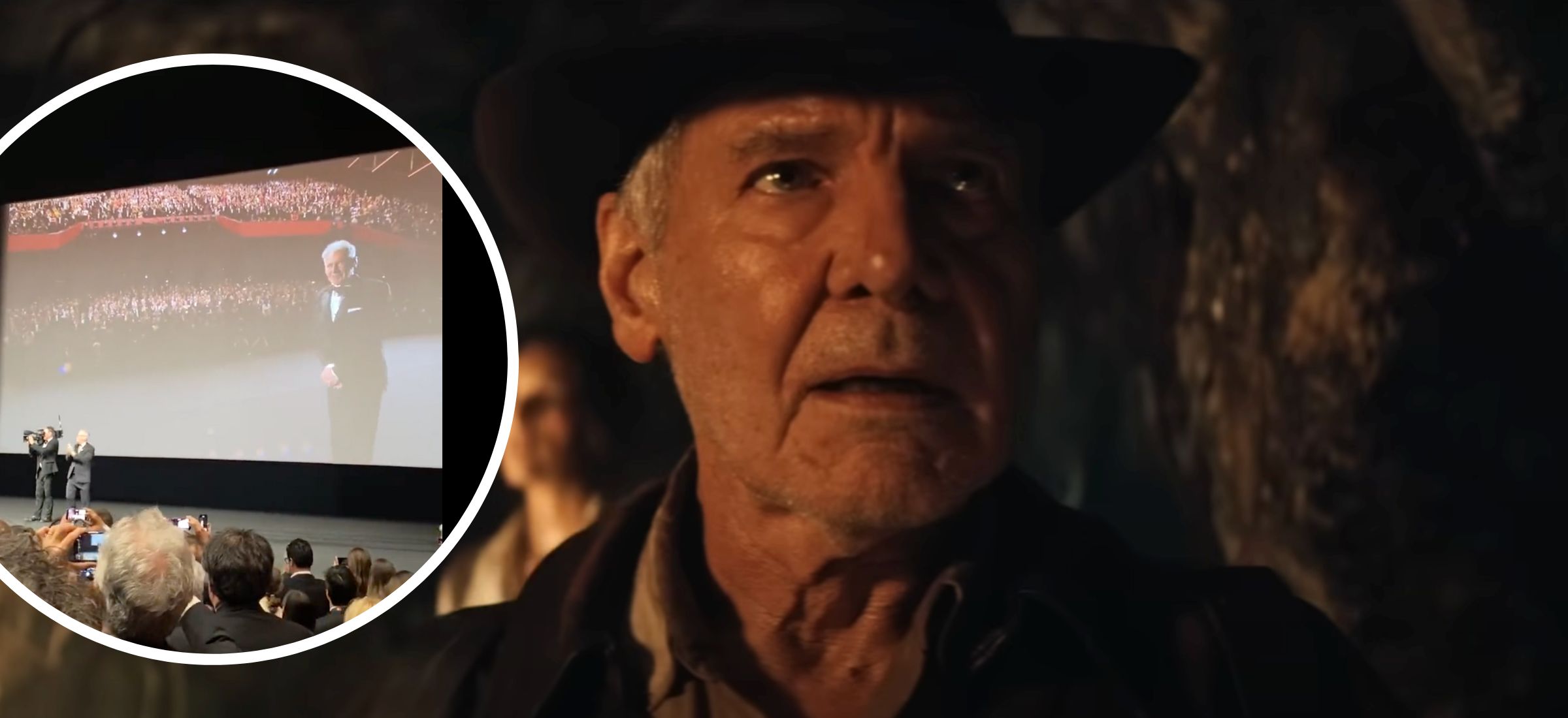 Wzruszony Harrison Ford nagrodzony owacją na stojąco podczas premiery w Cannes