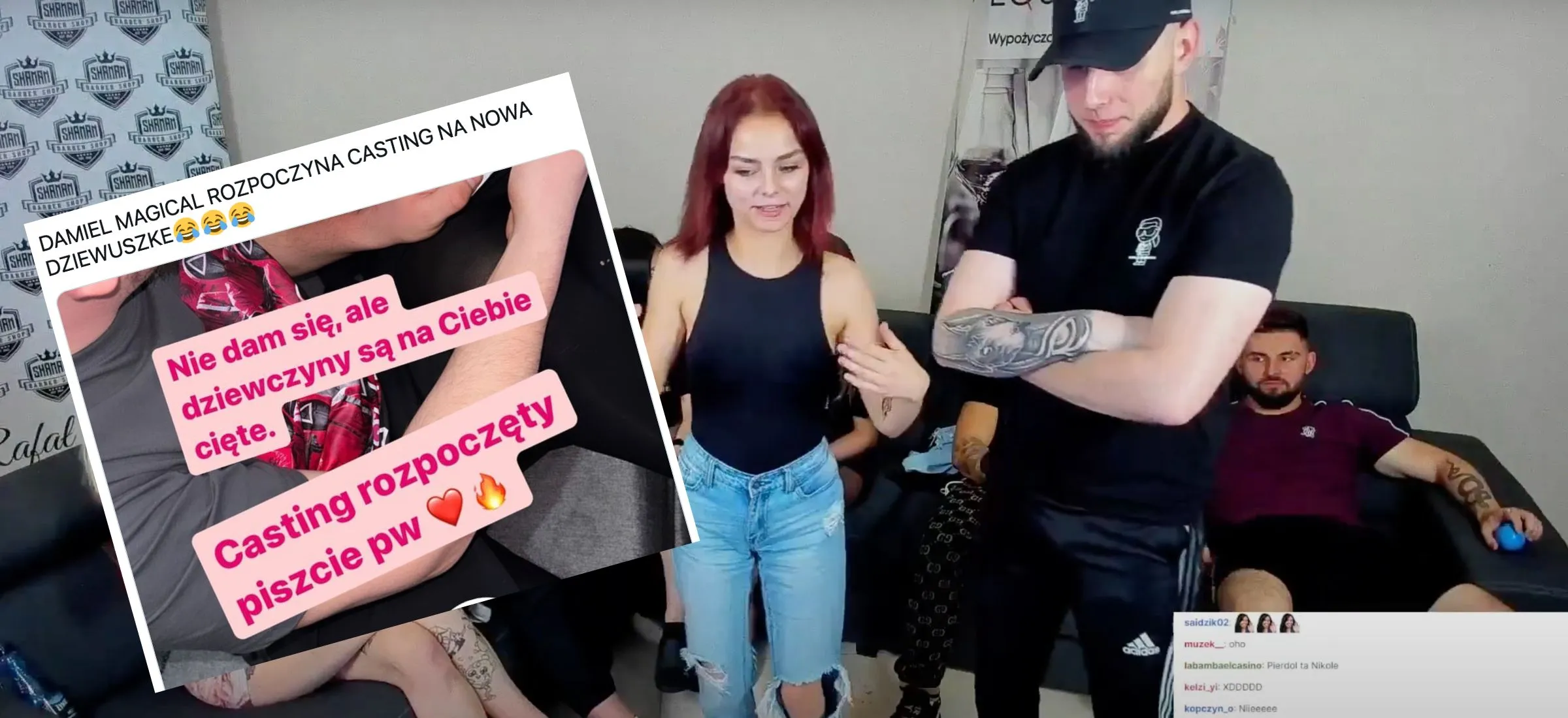 nikola alokin daniel magical amadeusz ferrari instagram tiktok drama cios