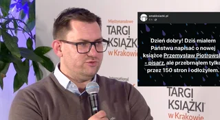 Szaja kontra Piotrowski: "stwierdziłem, że mam potencjalnie lepsze rzeczy do czytania", czyli kolejna burza na literackim podwórku