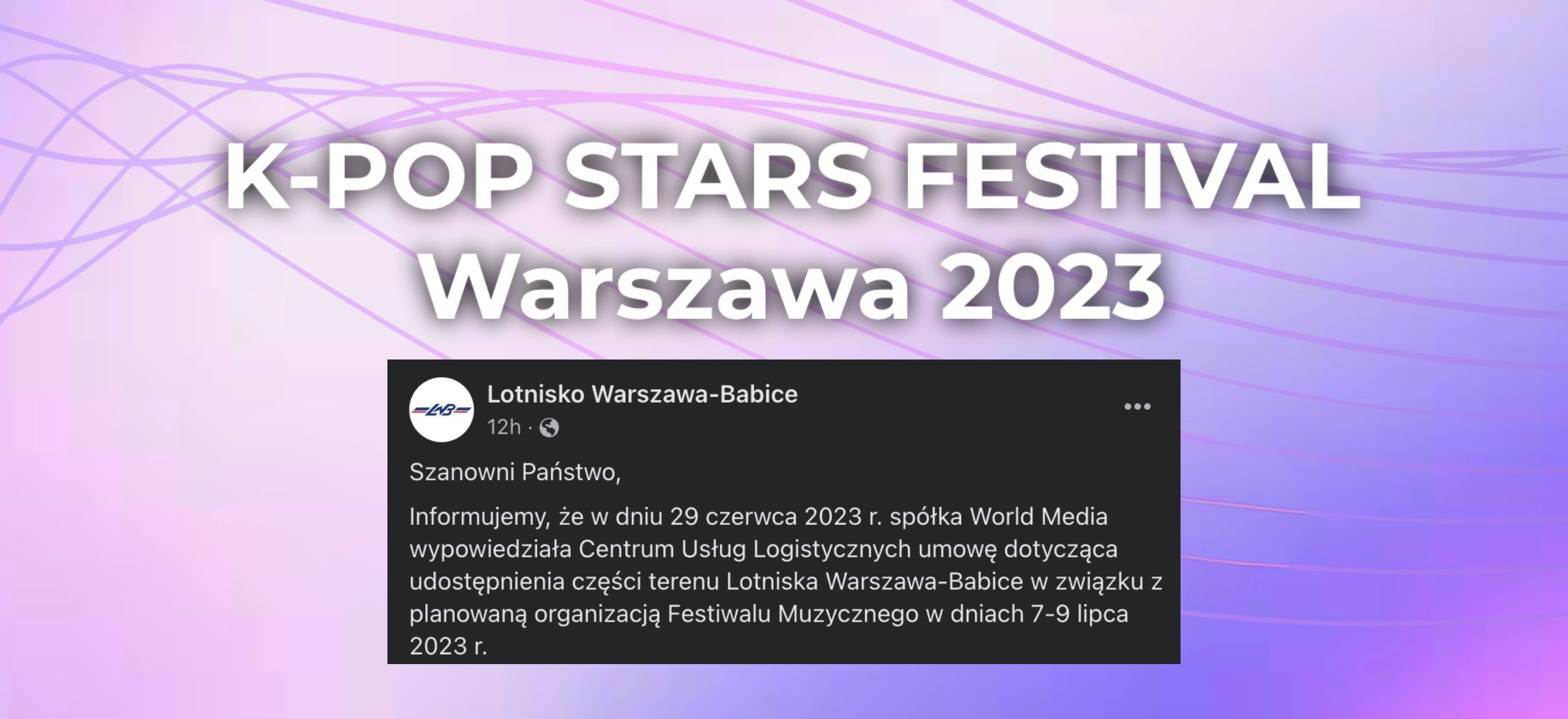 K-pop Stars Festival pod dużym znakiem zapytania. Organizatorzy milczą, a impreza się sypie